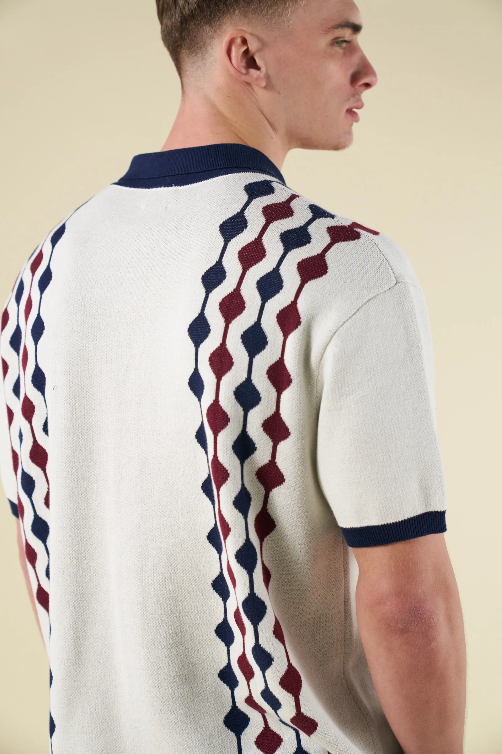 ABBEY KNIT POLO - ECRU - Image 6