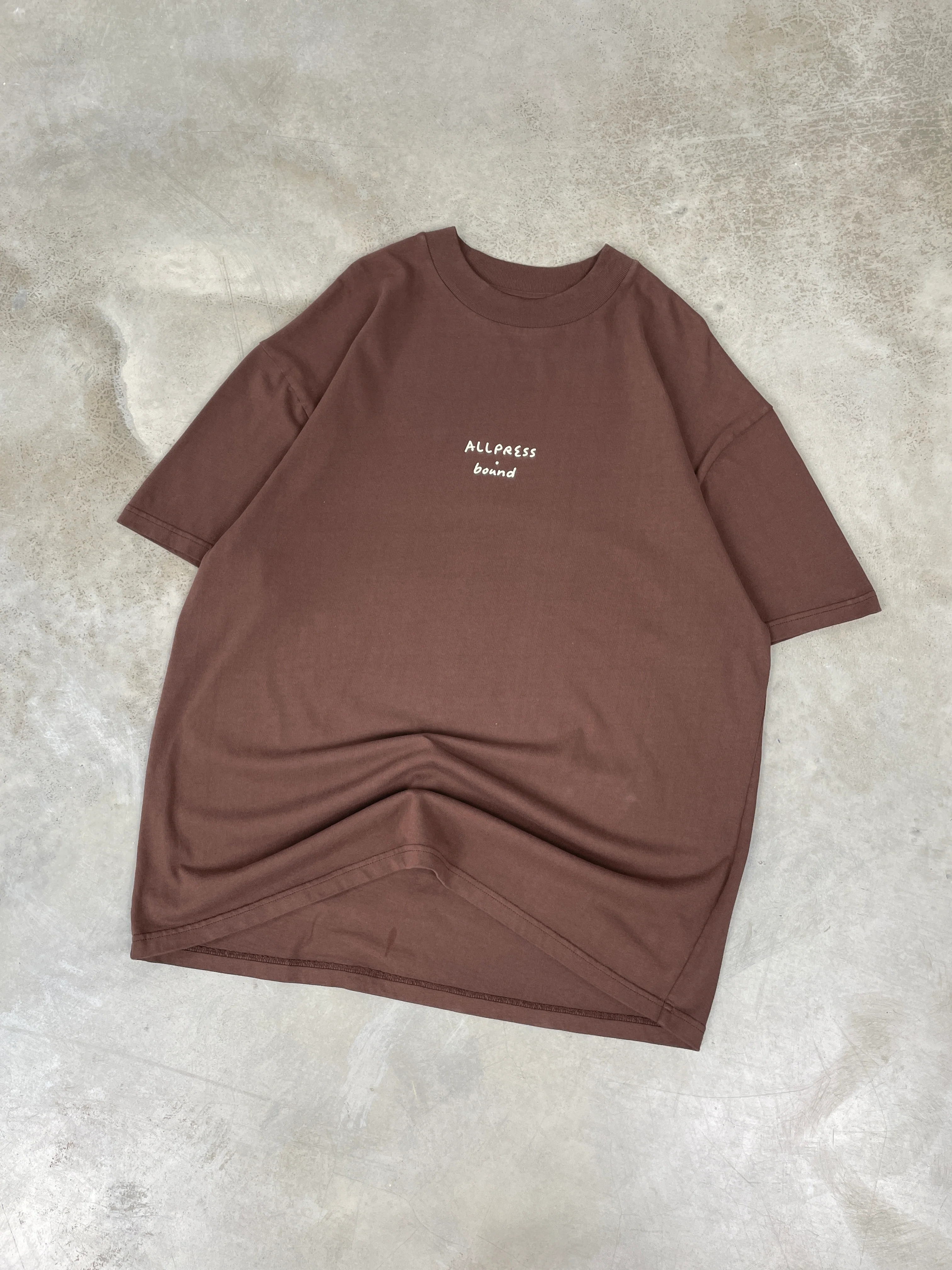 ALLPRESS X BOUND 'CUP OF JOE' TEE - ESPRESSO BROWN - Image 9