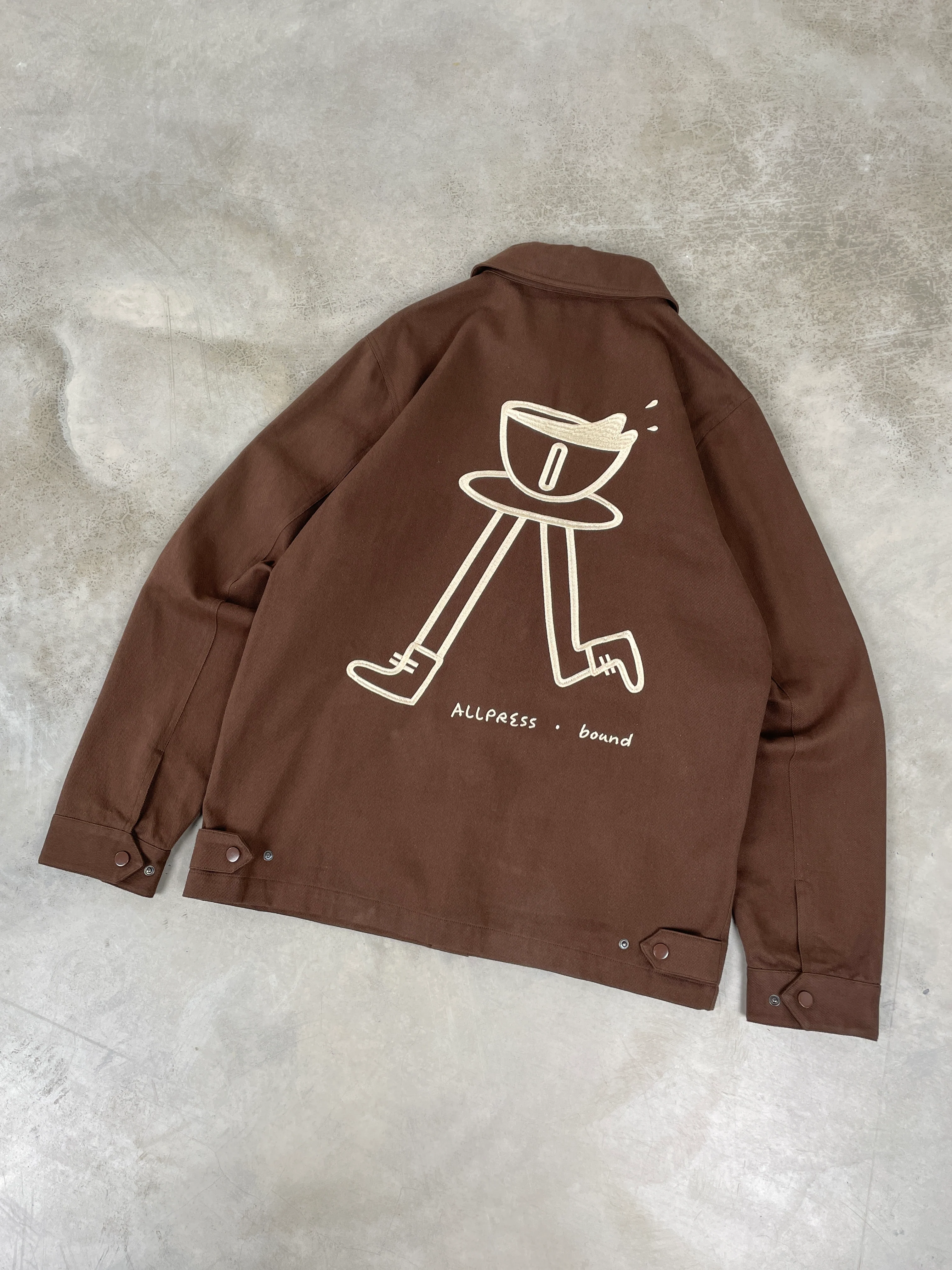 ALLPRESS X BOUND 'JOE' CANVAS CHORE JACKET - Image 11