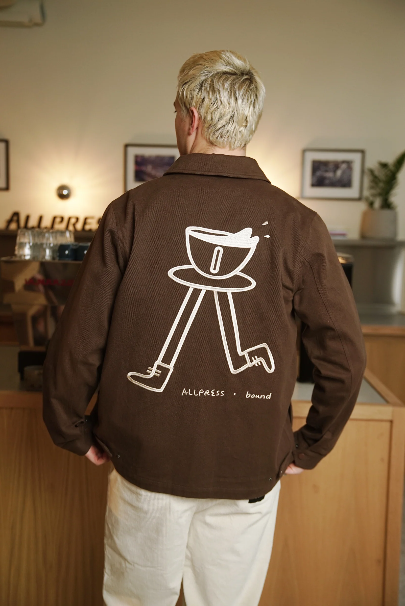 ALLPRESS X BOUND 'JOE' CANVAS CHORE JACKET - Image 3