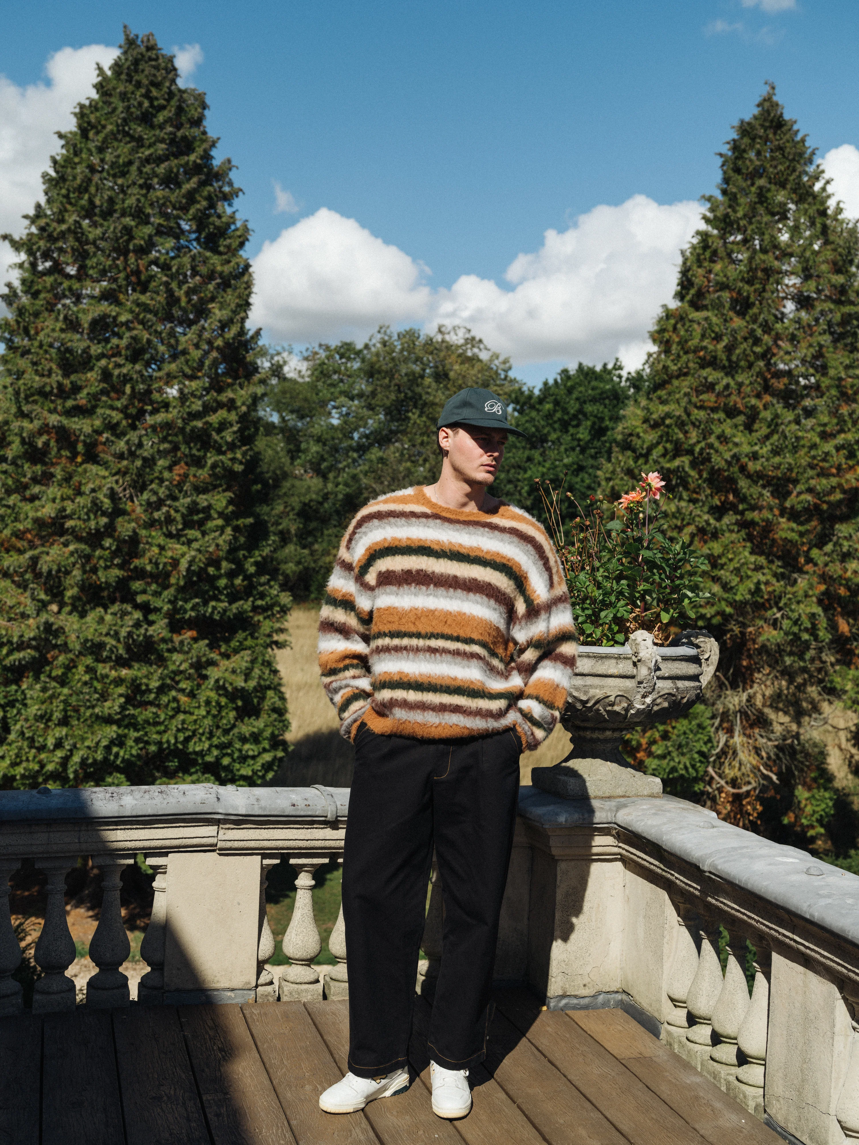 ALPACA BRUSHED STRIPE SWEAT - Image 7