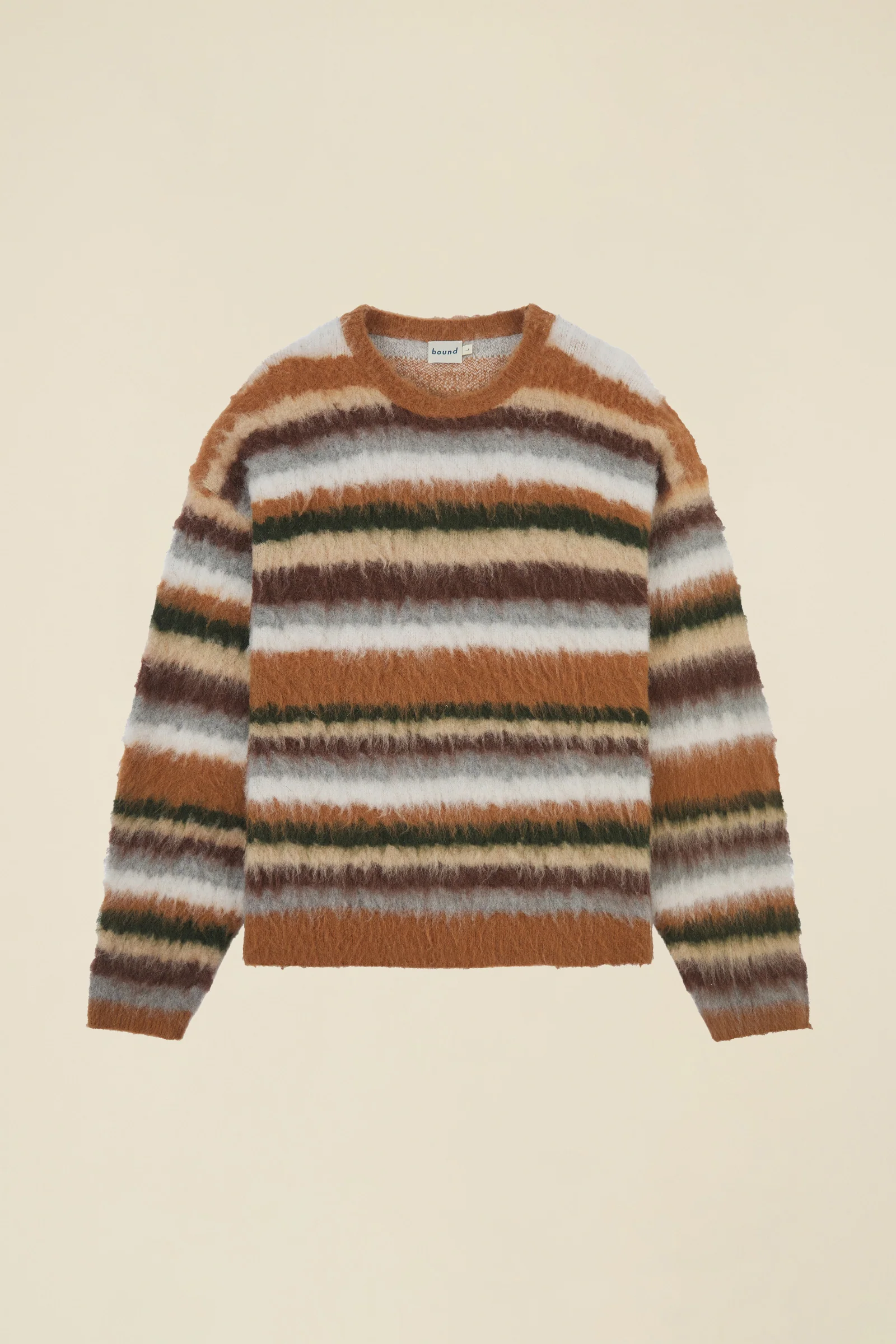ALPACA BRUSHED STRIPE SWEAT - Image 8