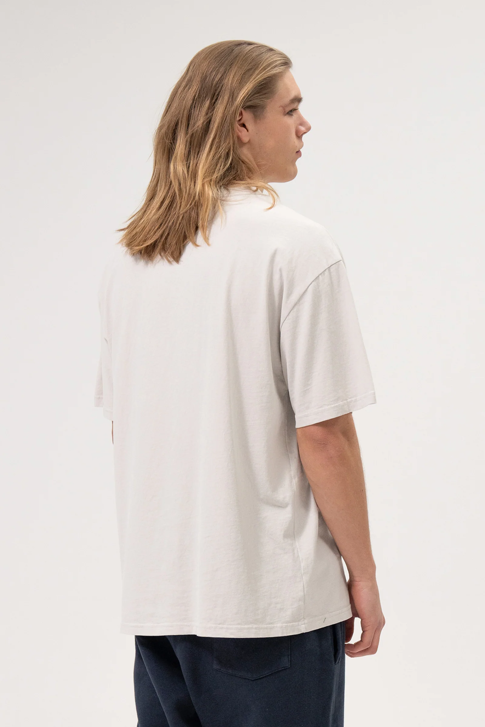 ALPINE RETRO WASHED TEE - STONE - Image 4