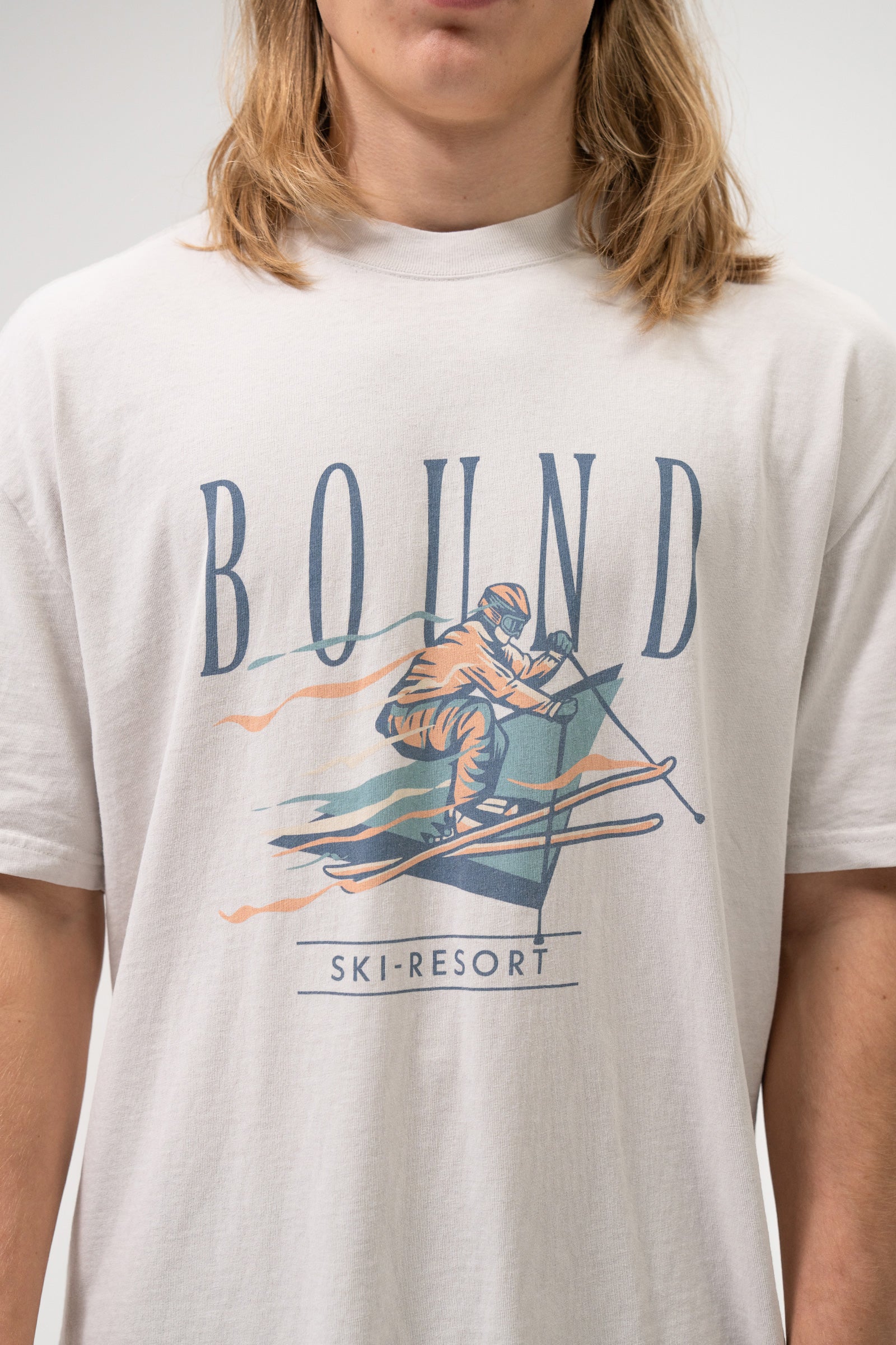 ALPINE RETRO WASHED TEE - STONE - Image 5
