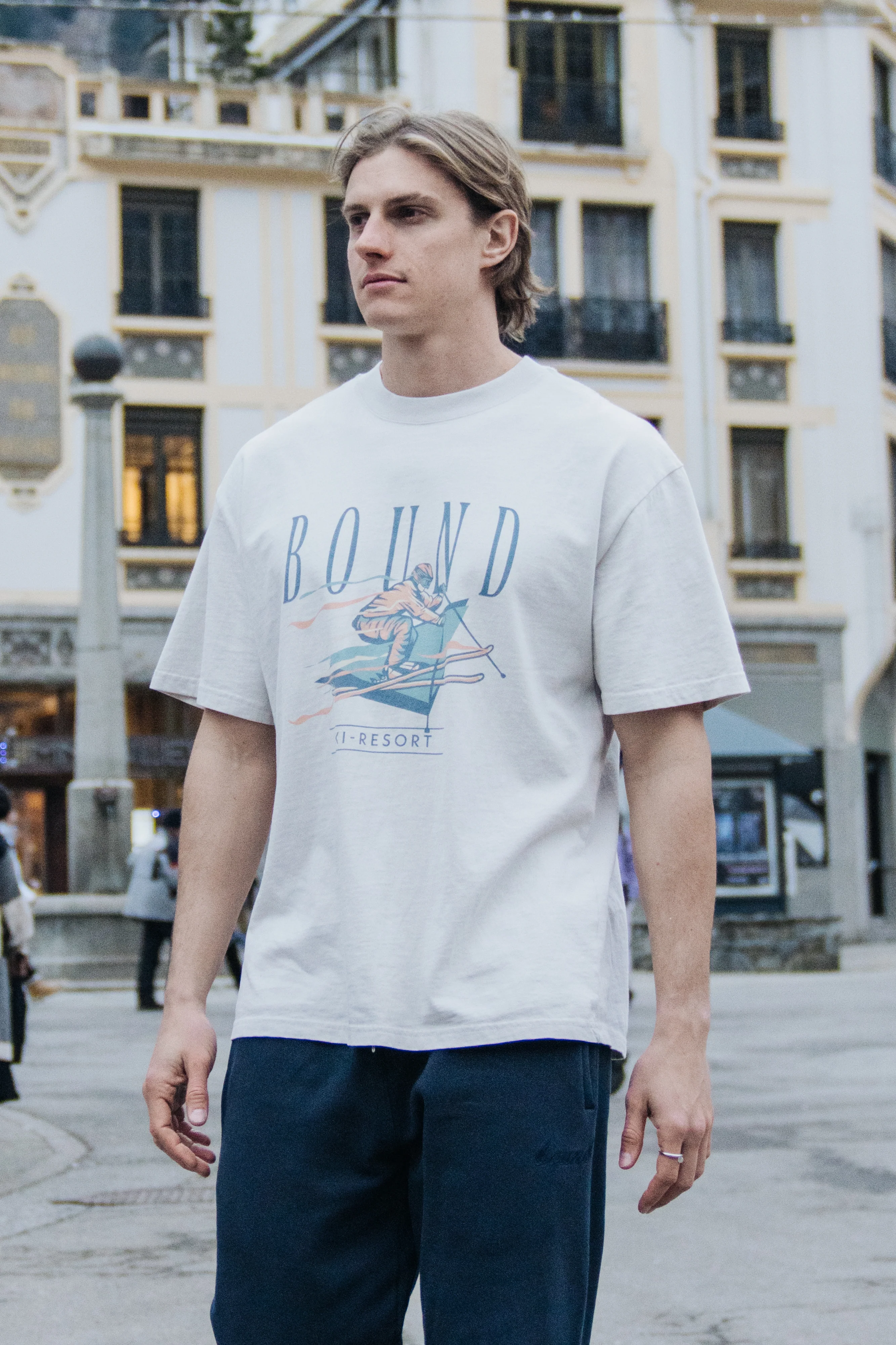 ALPINE RETRO WASHED TEE - STONE - Image 7