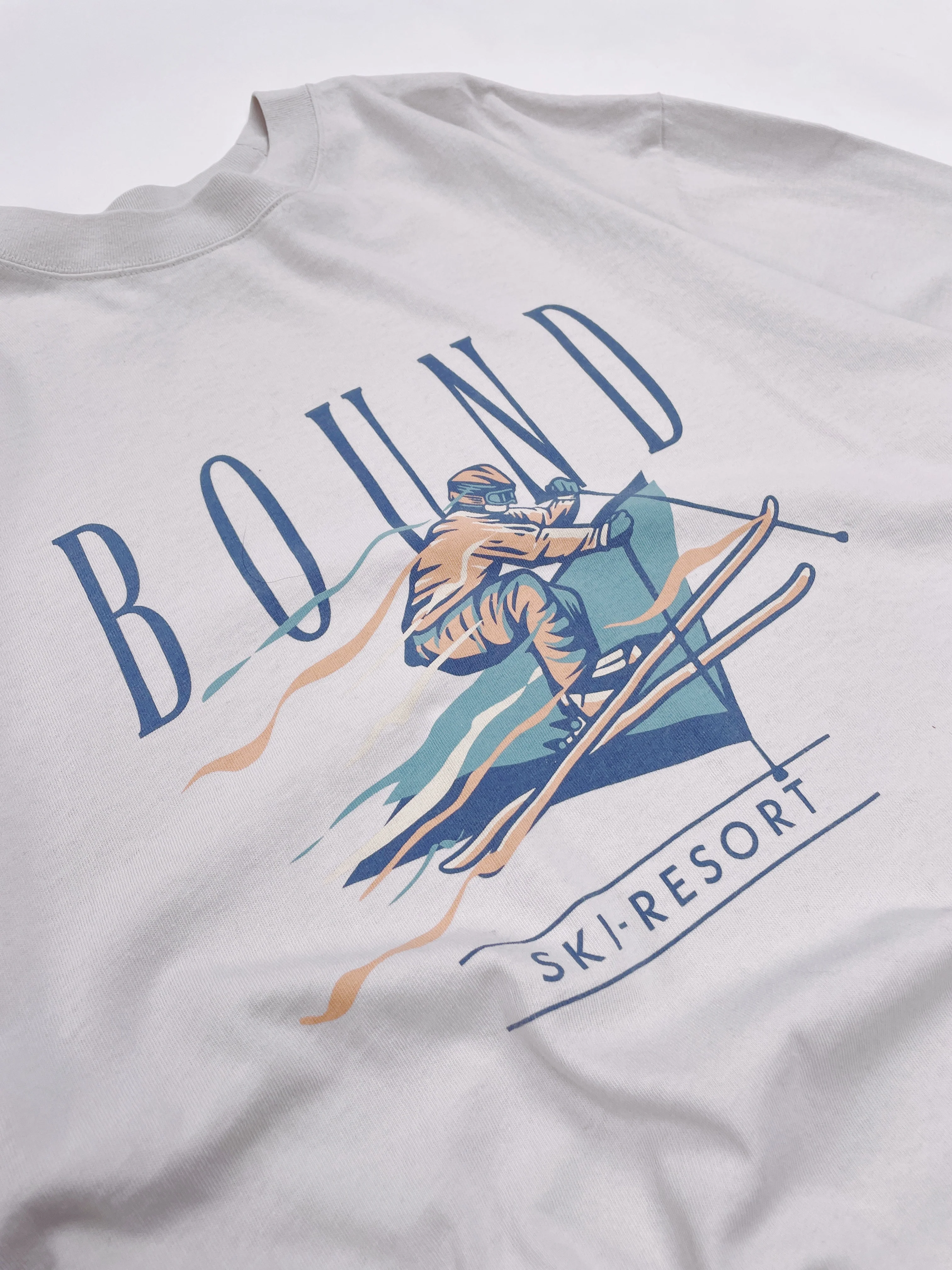 ALPINE RETRO WASHED TEE - STONE - Image 9