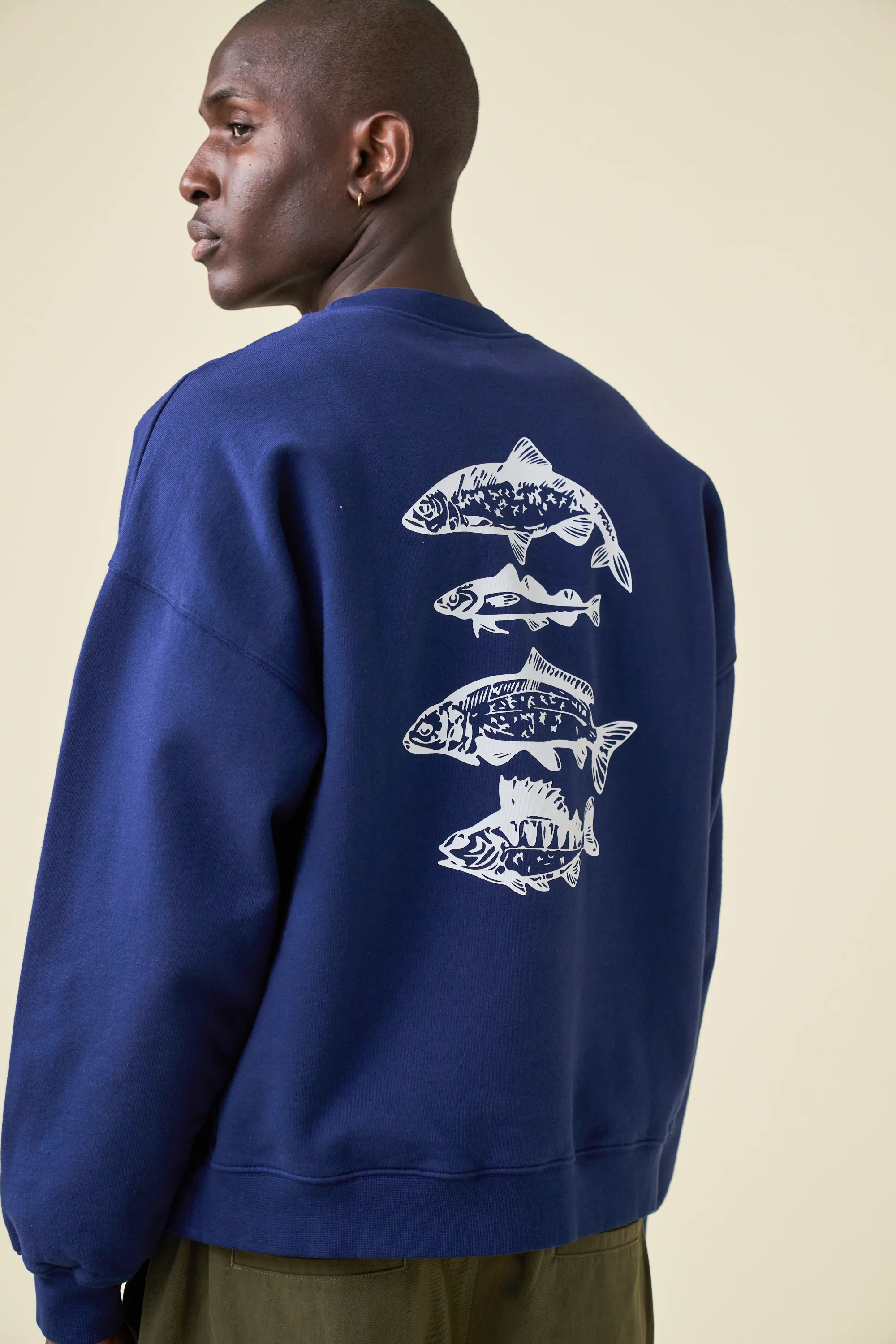 ANGLING CLUB SWEATER - NAVY - Image 6