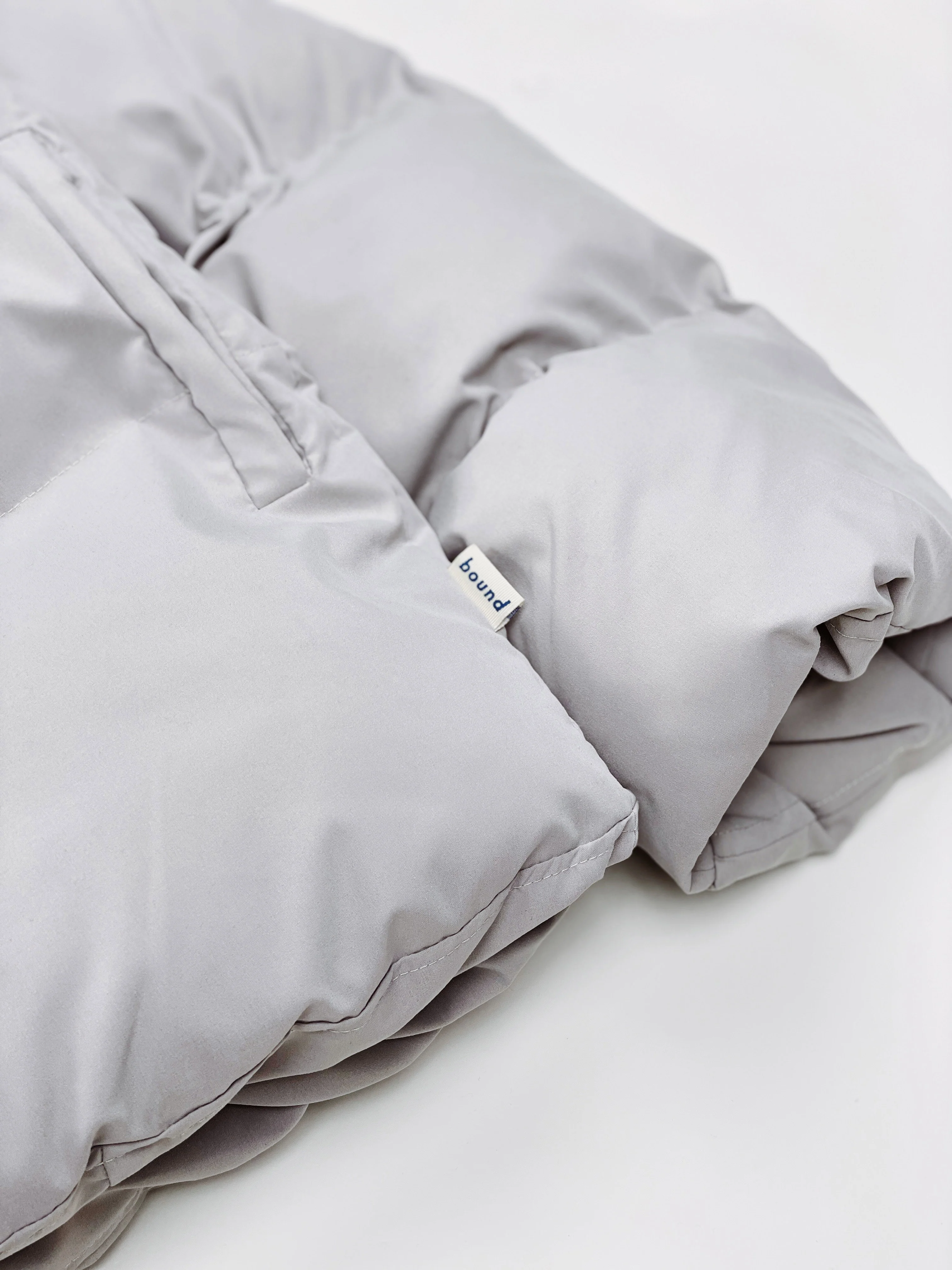 ARCTIC PADDED PUFFER COAT - DOVE GREY - Image 11