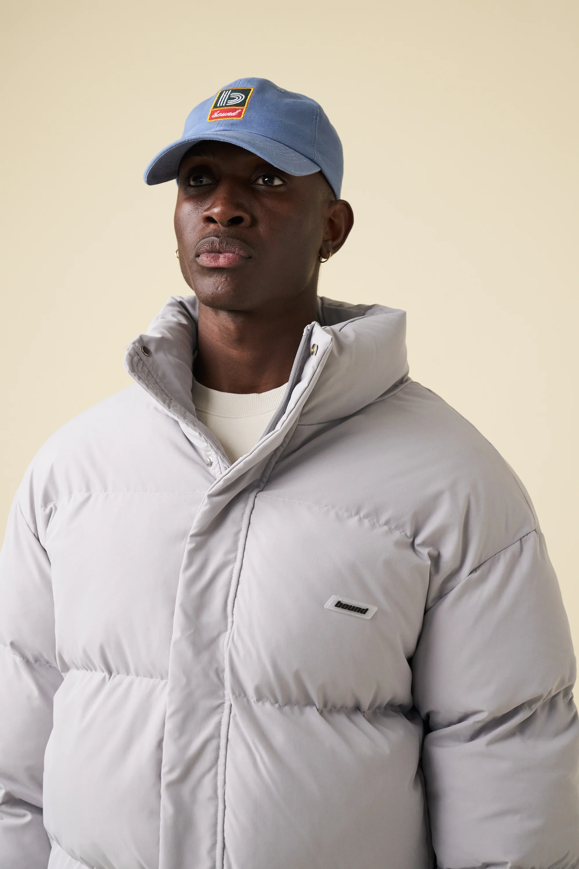 ARCTIC PADDED PUFFER COAT - DOVE GREY - Image 4