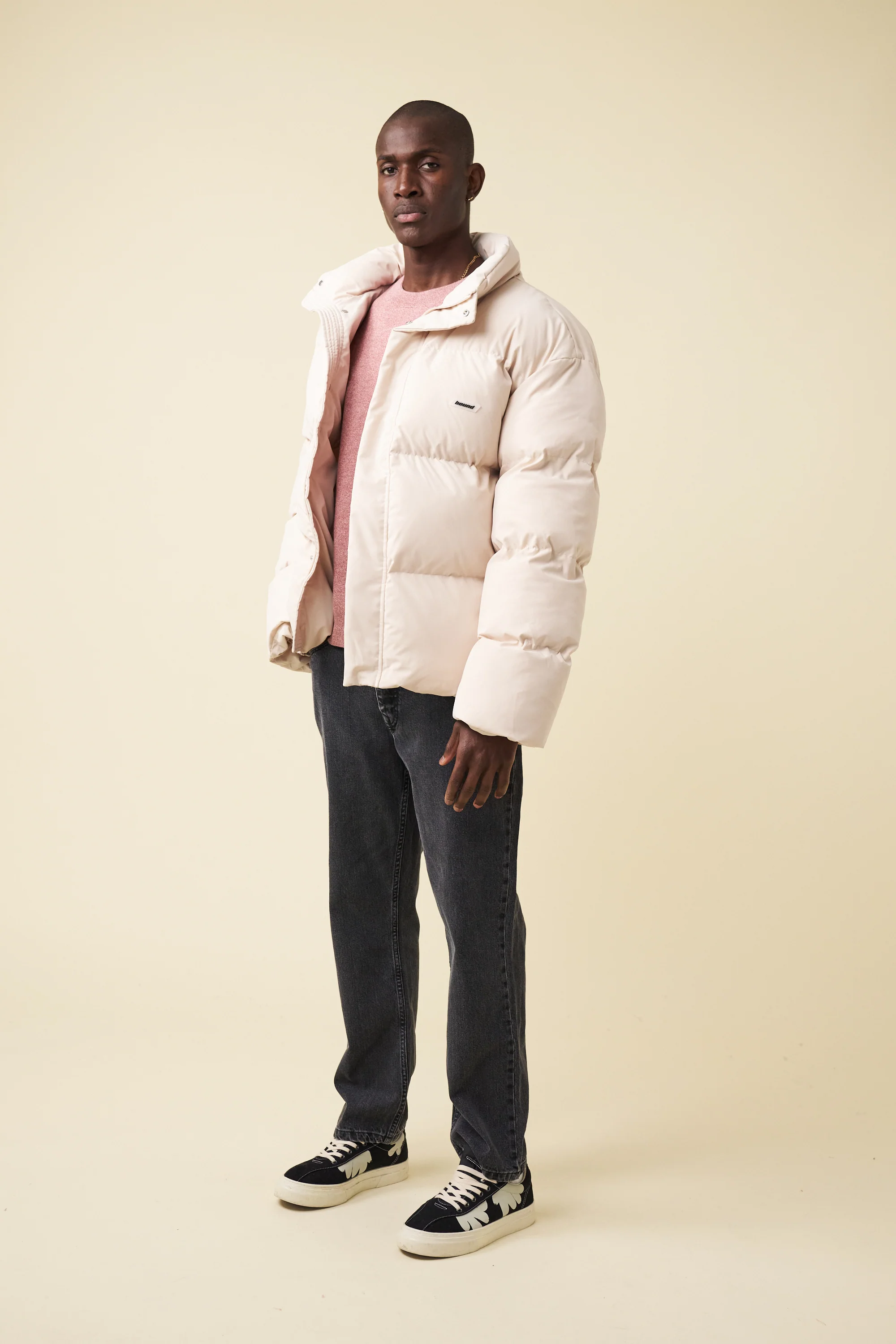 ARCTIC PADDED PUFFER COAT - ECRU - Image 3