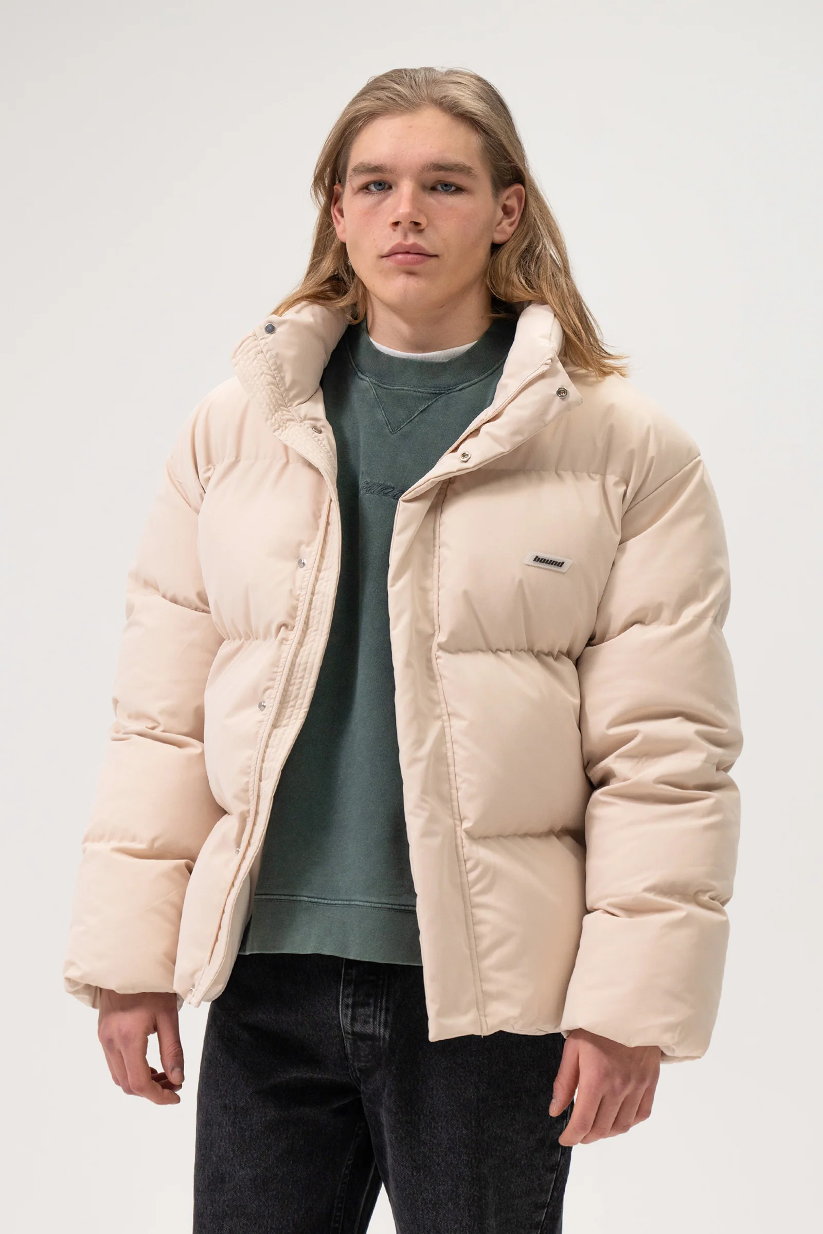ARCTIC PADDED PUFFER COAT - ECRU - Image 4