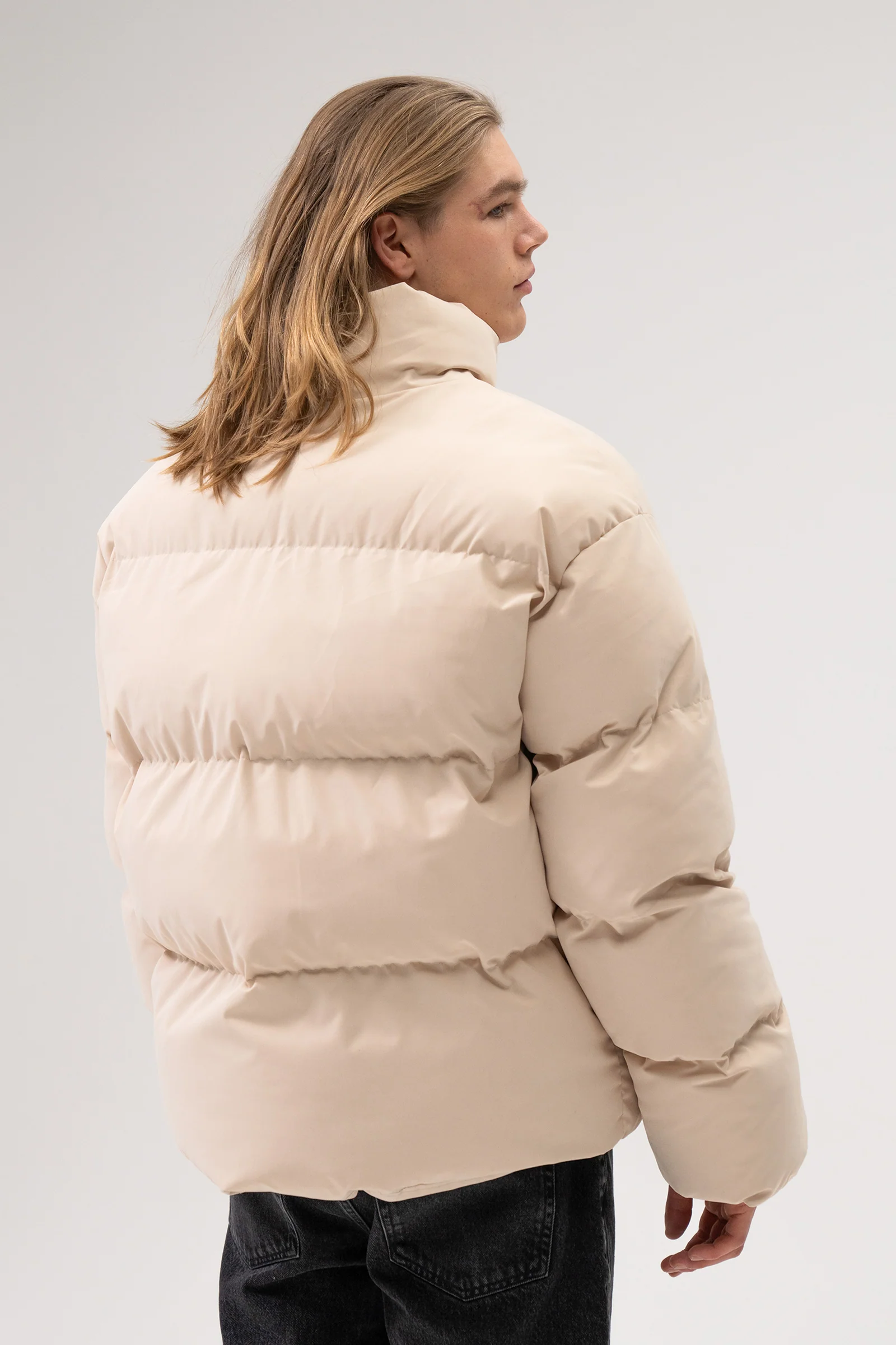 ARCTIC PADDED PUFFER COAT - ECRU - Image 5