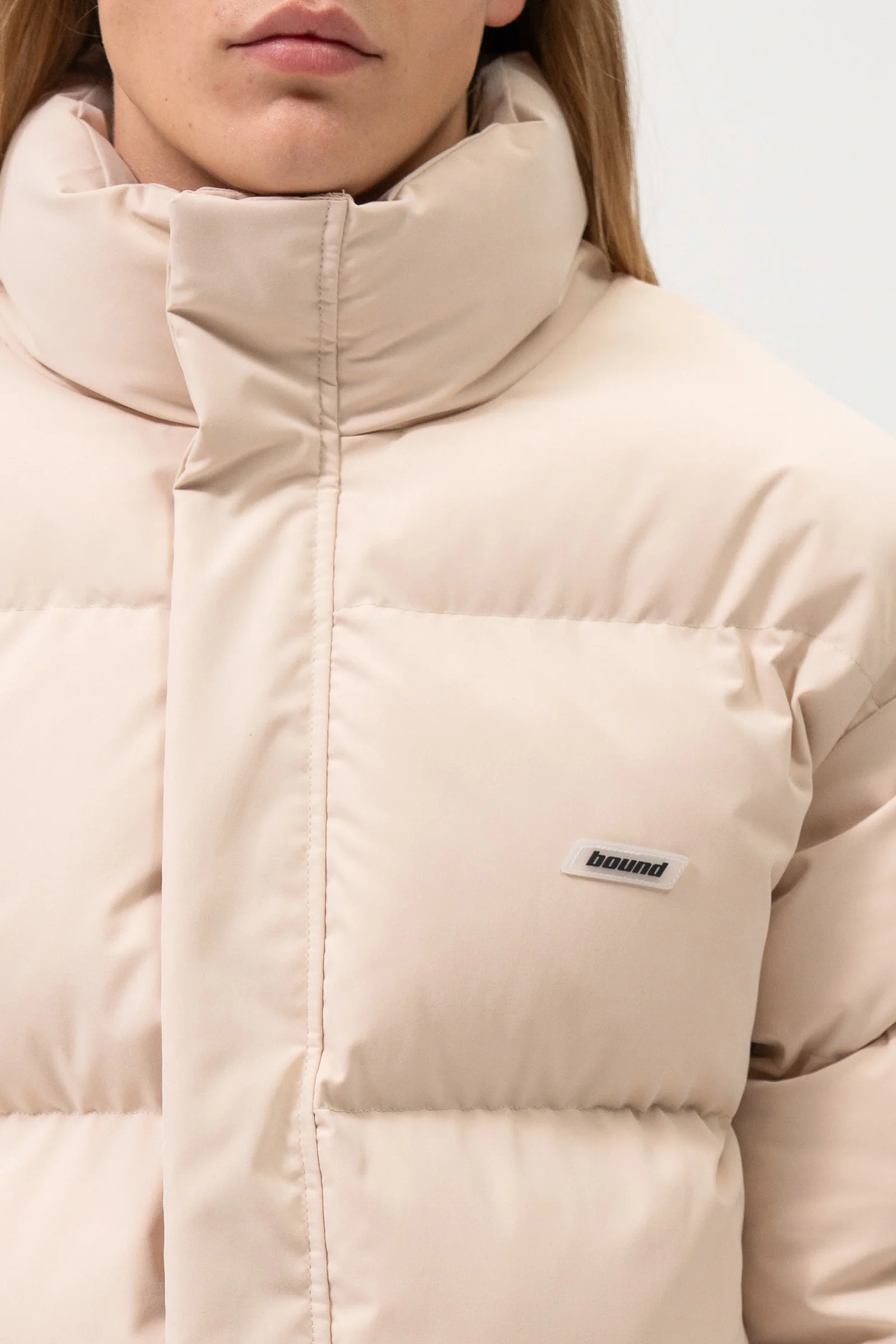 ARCTIC PADDED PUFFER COAT - ECRU - Image 6