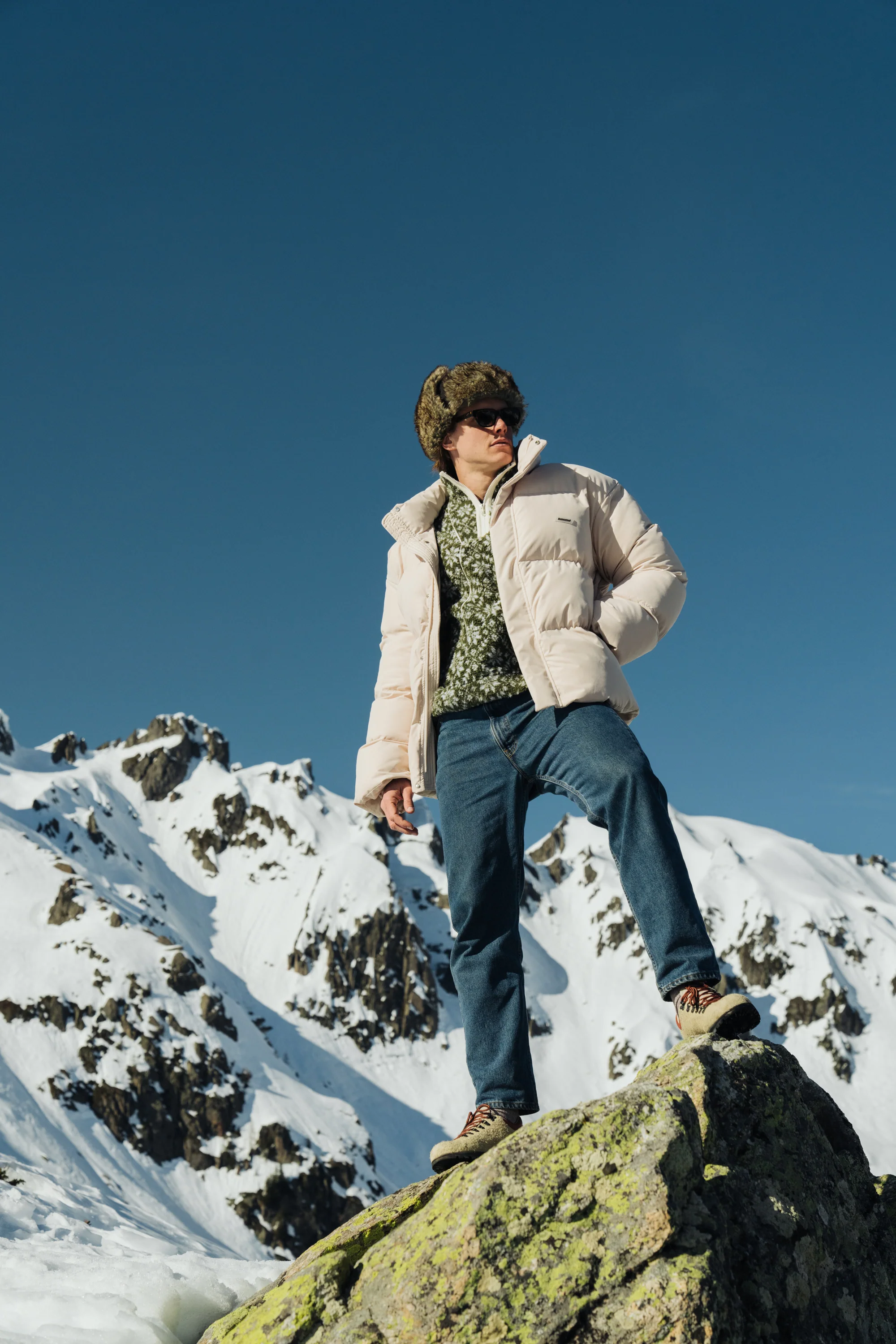 ARCTIC PADDED PUFFER COAT - ECRU - Image 7