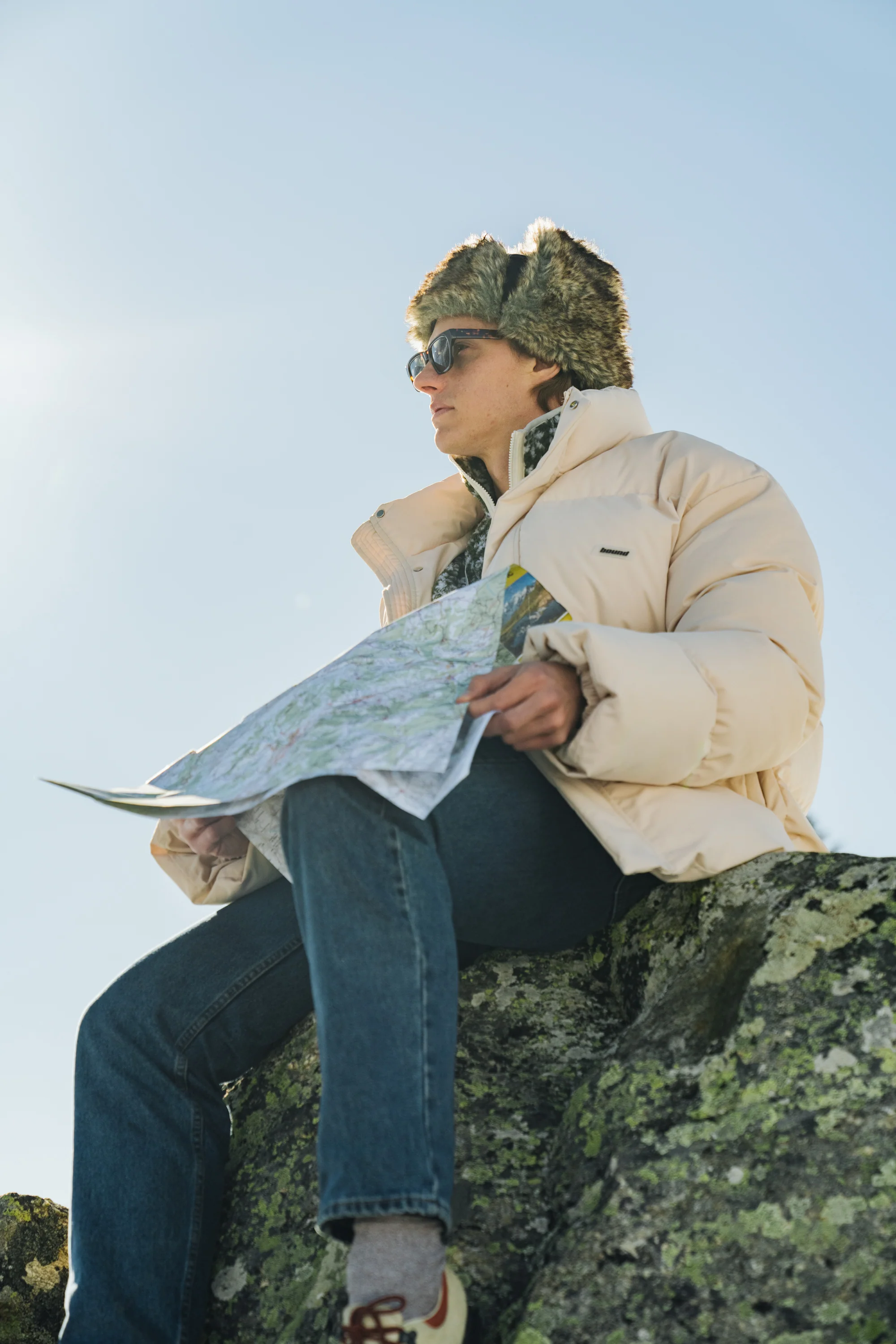 ARCTIC PADDED PUFFER COAT - ECRU - Image 8