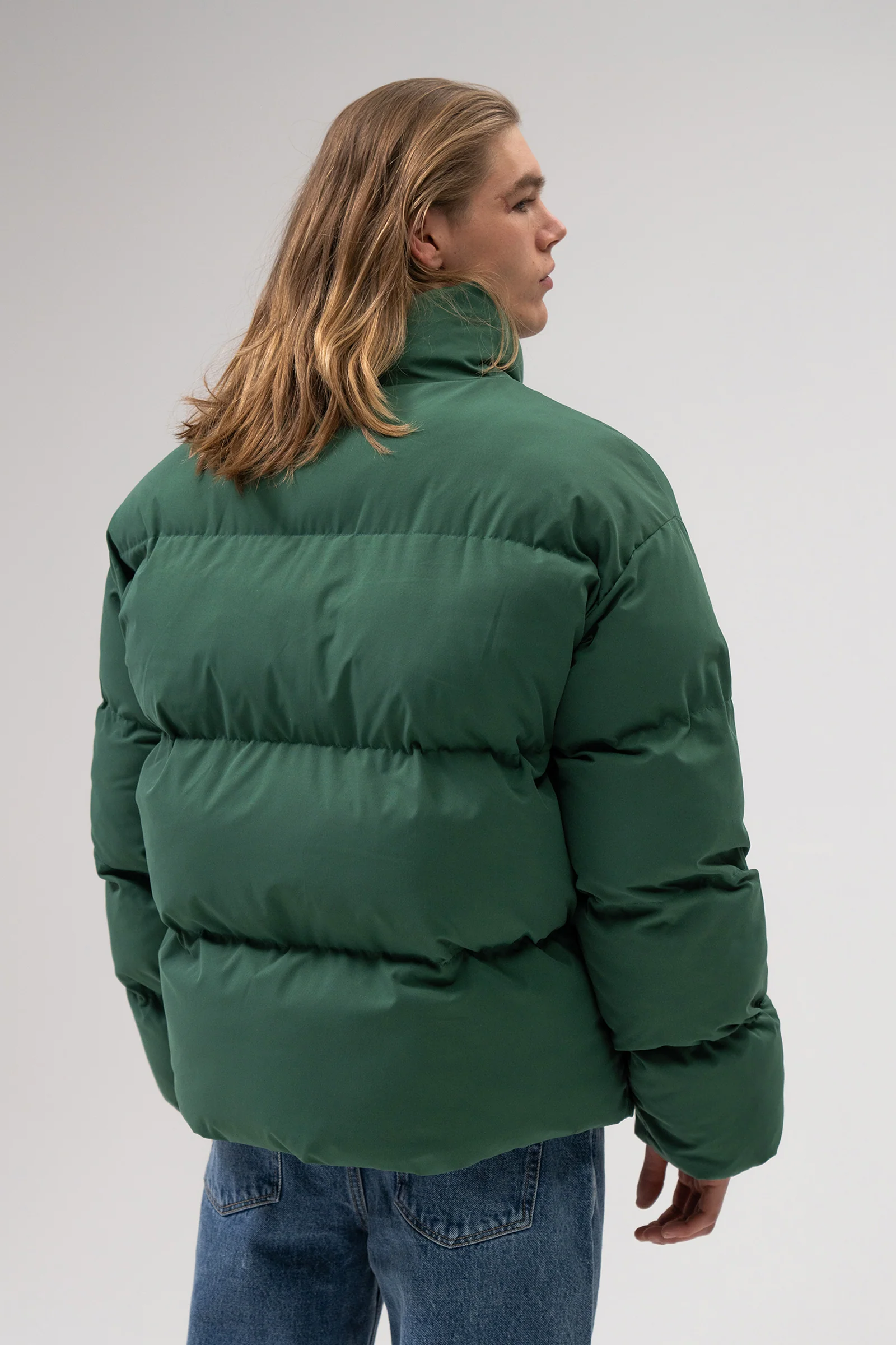 ARCTIC PADDED PUFFER COAT - HUNTER GREEN - Image 5