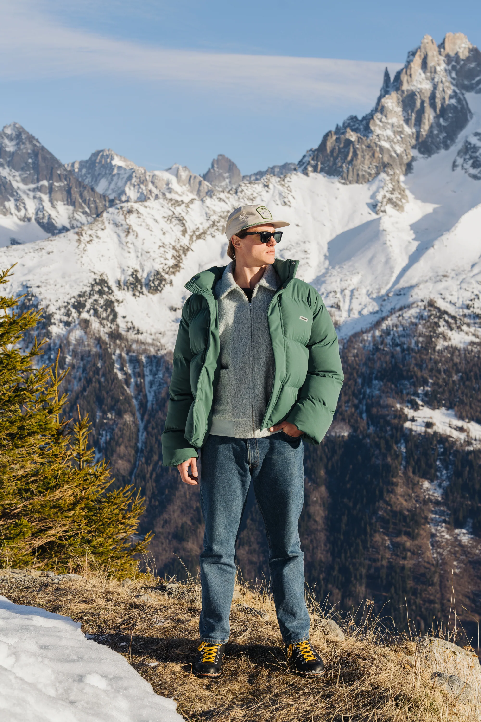 ARCTIC PADDED PUFFER COAT - HUNTER GREEN - Image 8