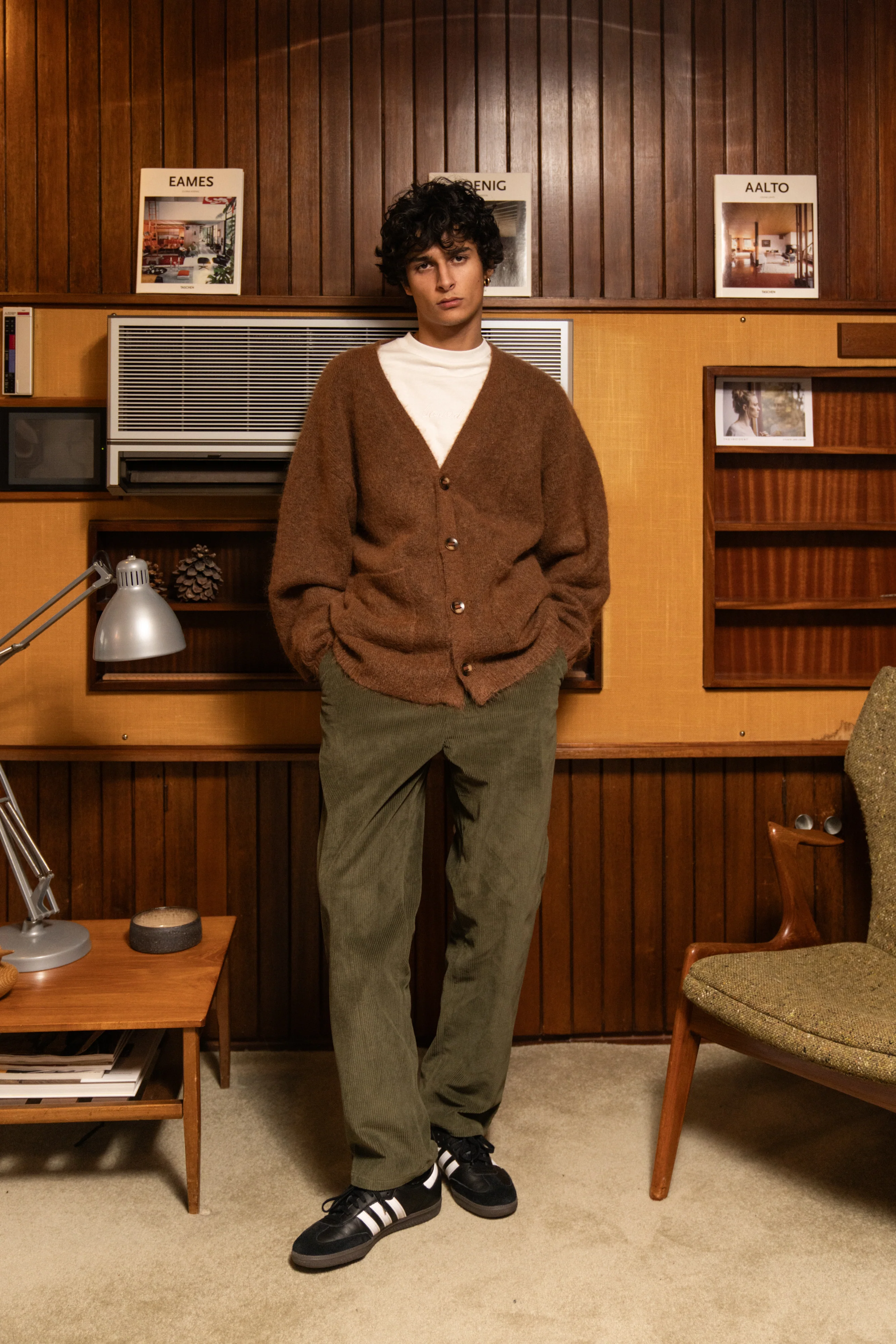 ARMY GREEN CORDUROY TROUSERS - Image 10