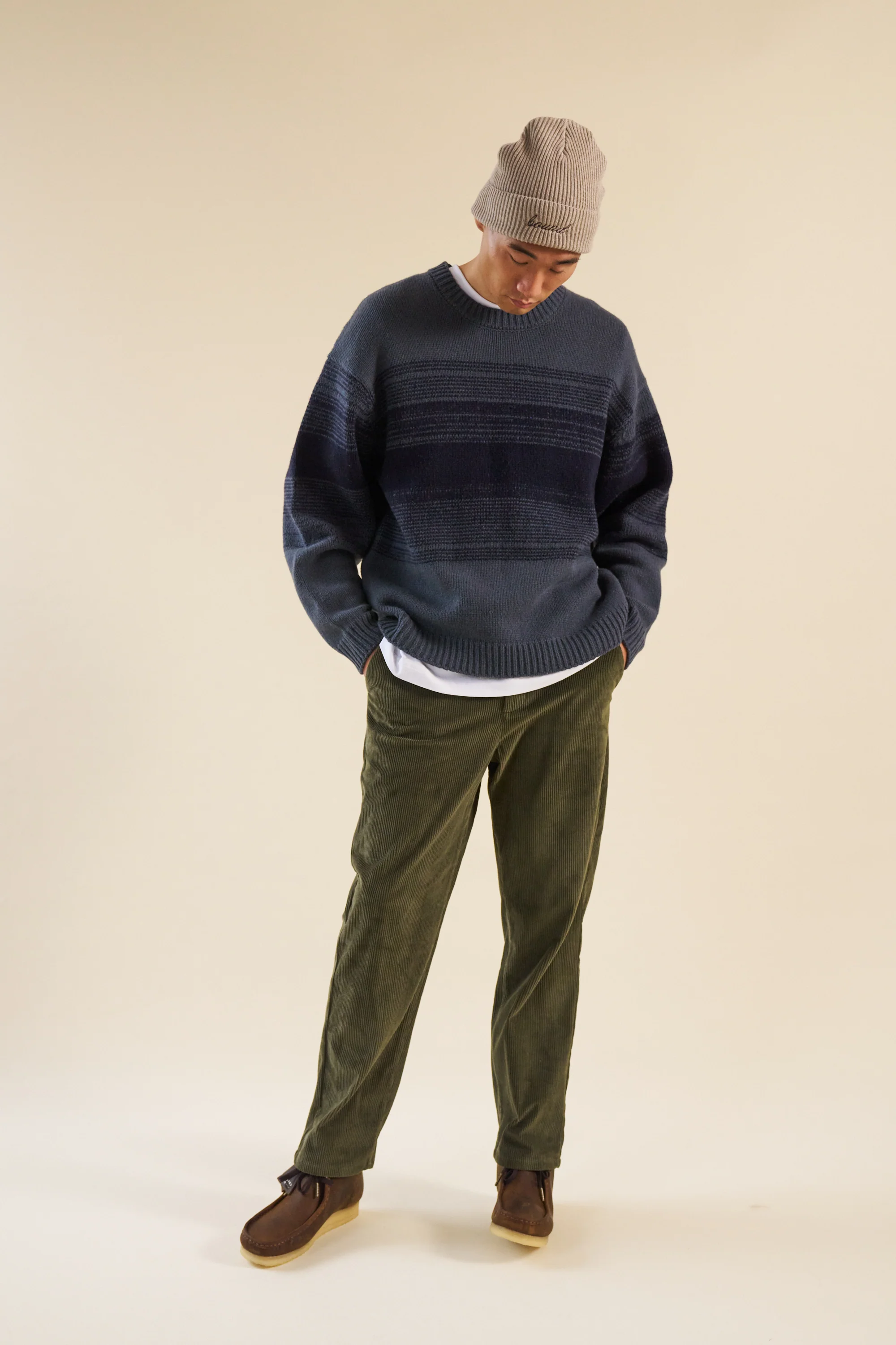 ARMY GREEN CORDUROY TROUSERS - Image 6
