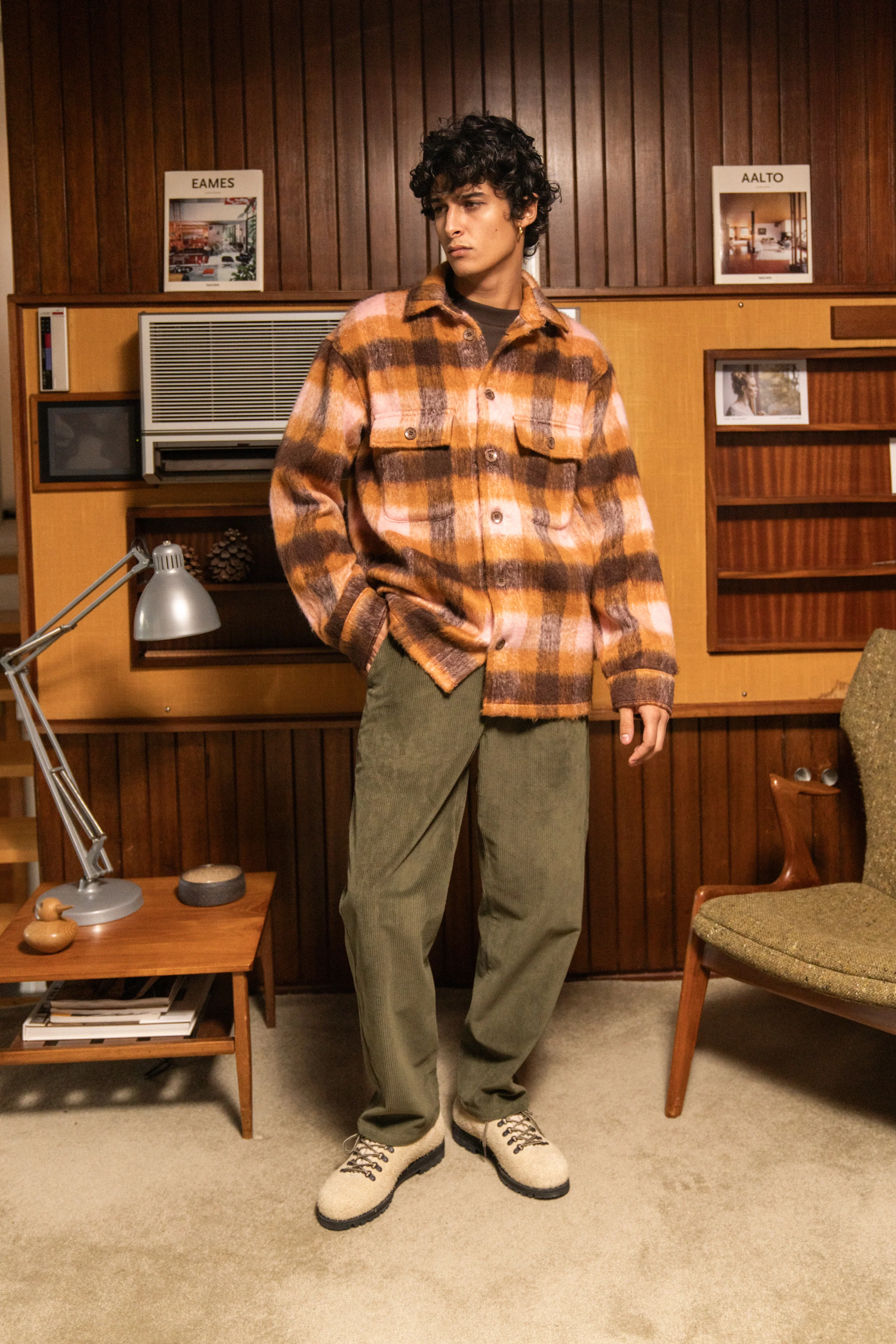 ARMY GREEN CORDUROY TROUSERS - Image 9