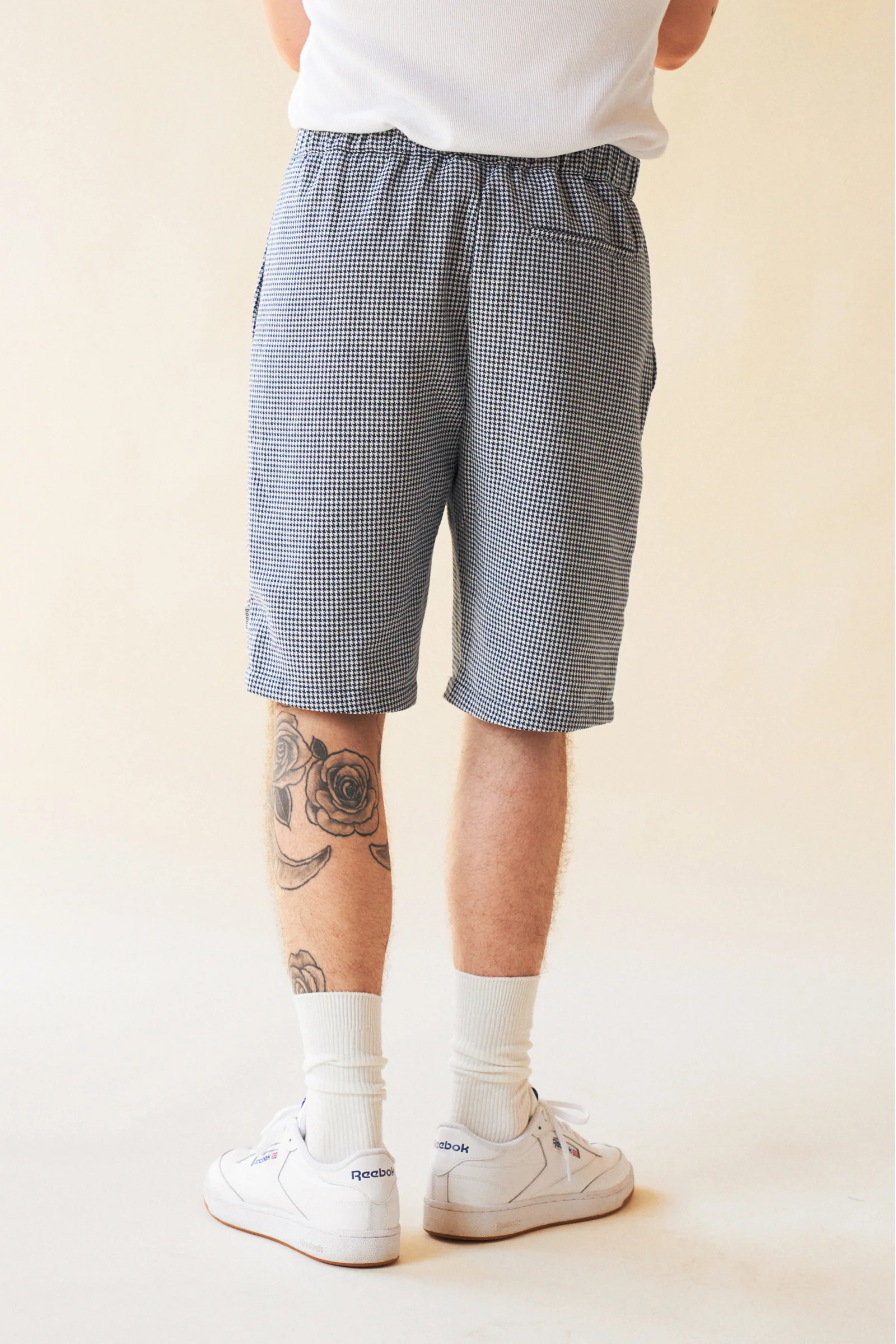 ATLANTIC DOGTOOTH LINEN SHORTS - Image 4