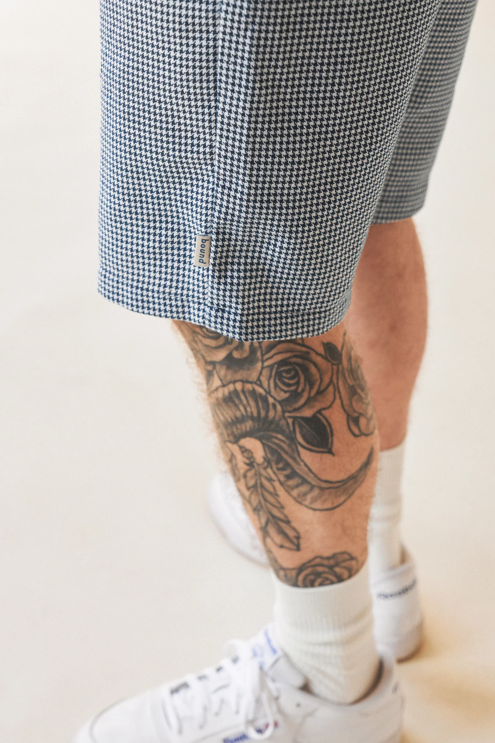 ATLANTIC DOGTOOTH LINEN SHORTS - Image 5