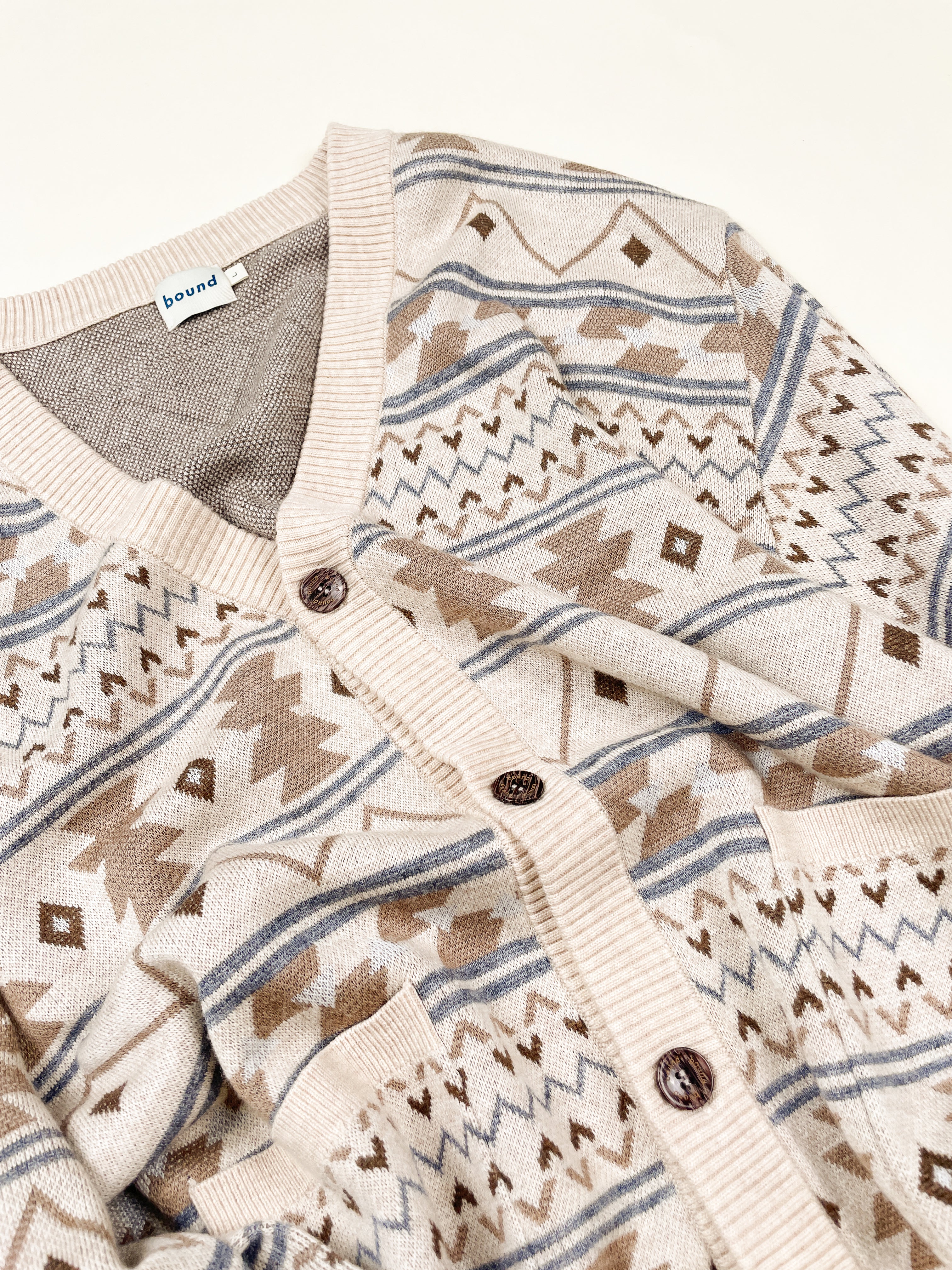 AZTEC GRANDAD CARDIGAN - Image 10