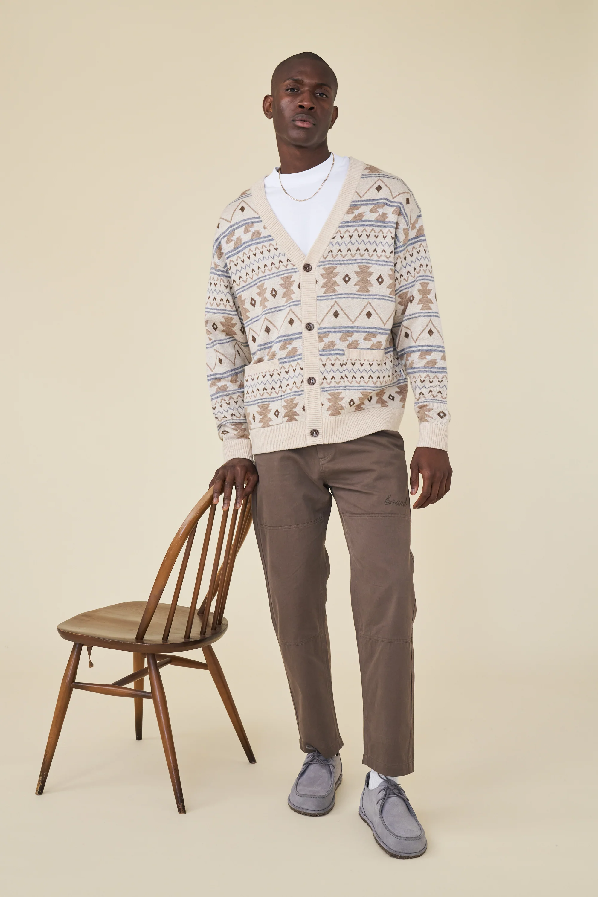 AZTEC GRANDAD CARDIGAN - Image 3