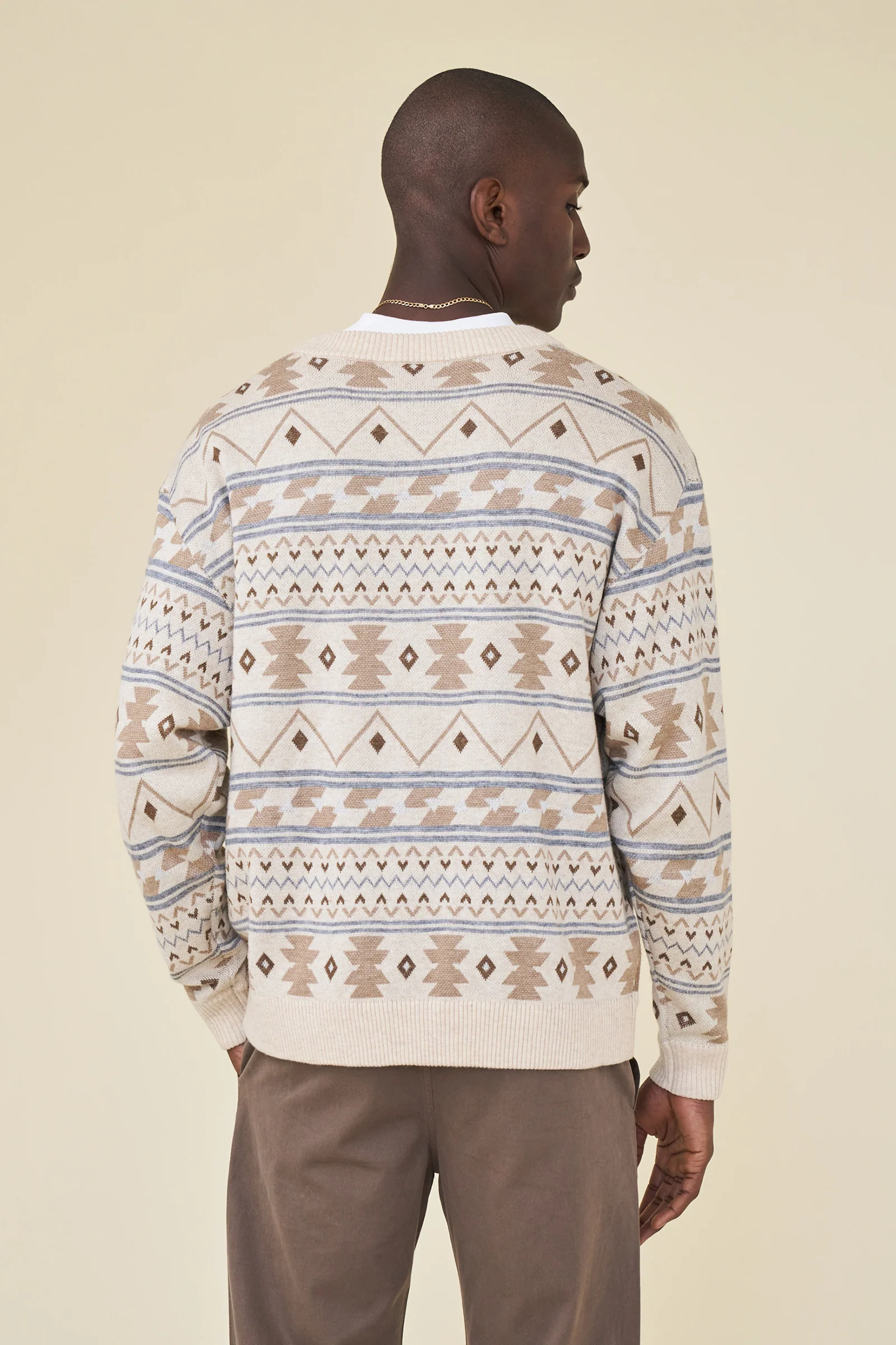 AZTEC GRANDAD CARDIGAN - Image 4