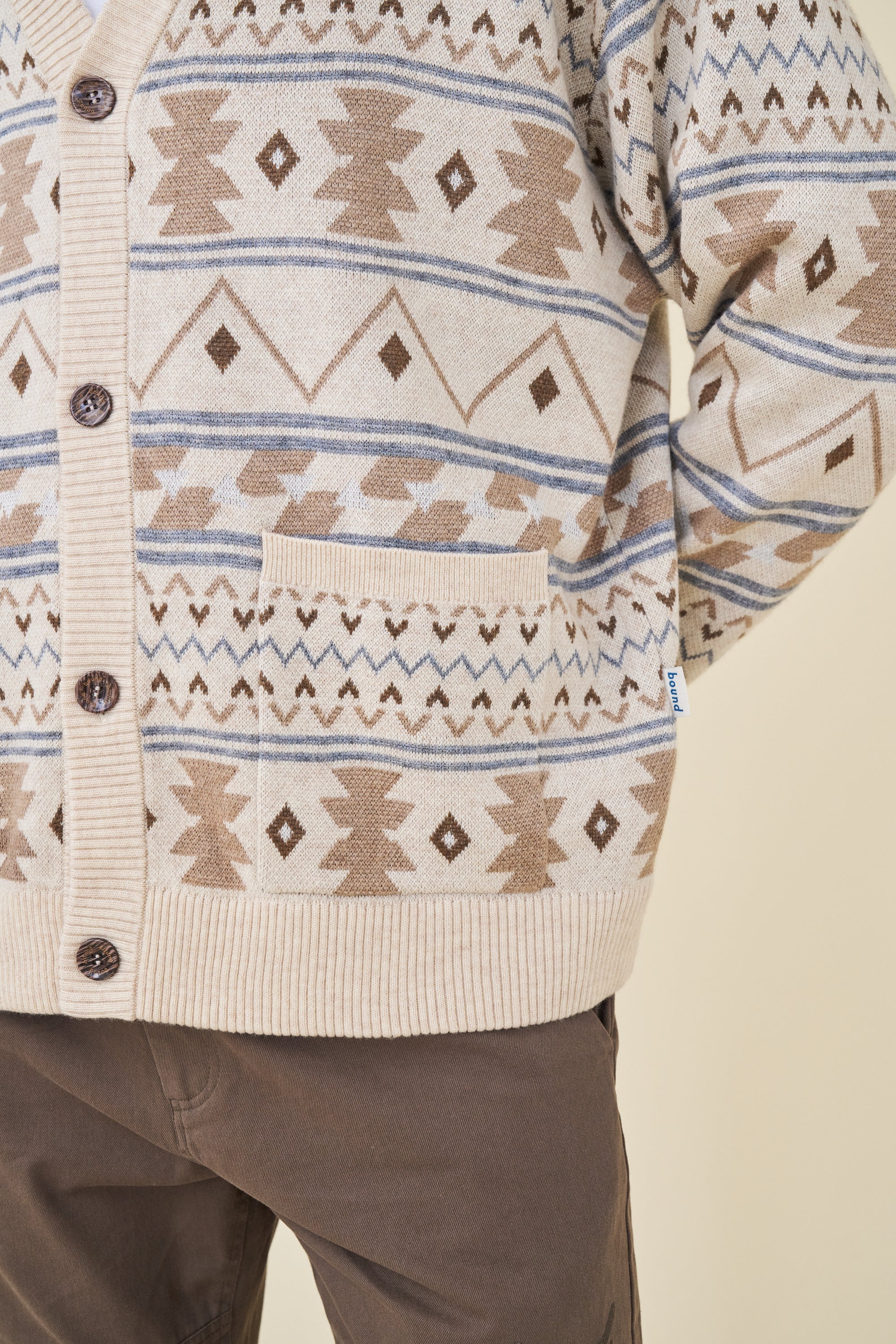 AZTEC GRANDAD CARDIGAN - Image 5