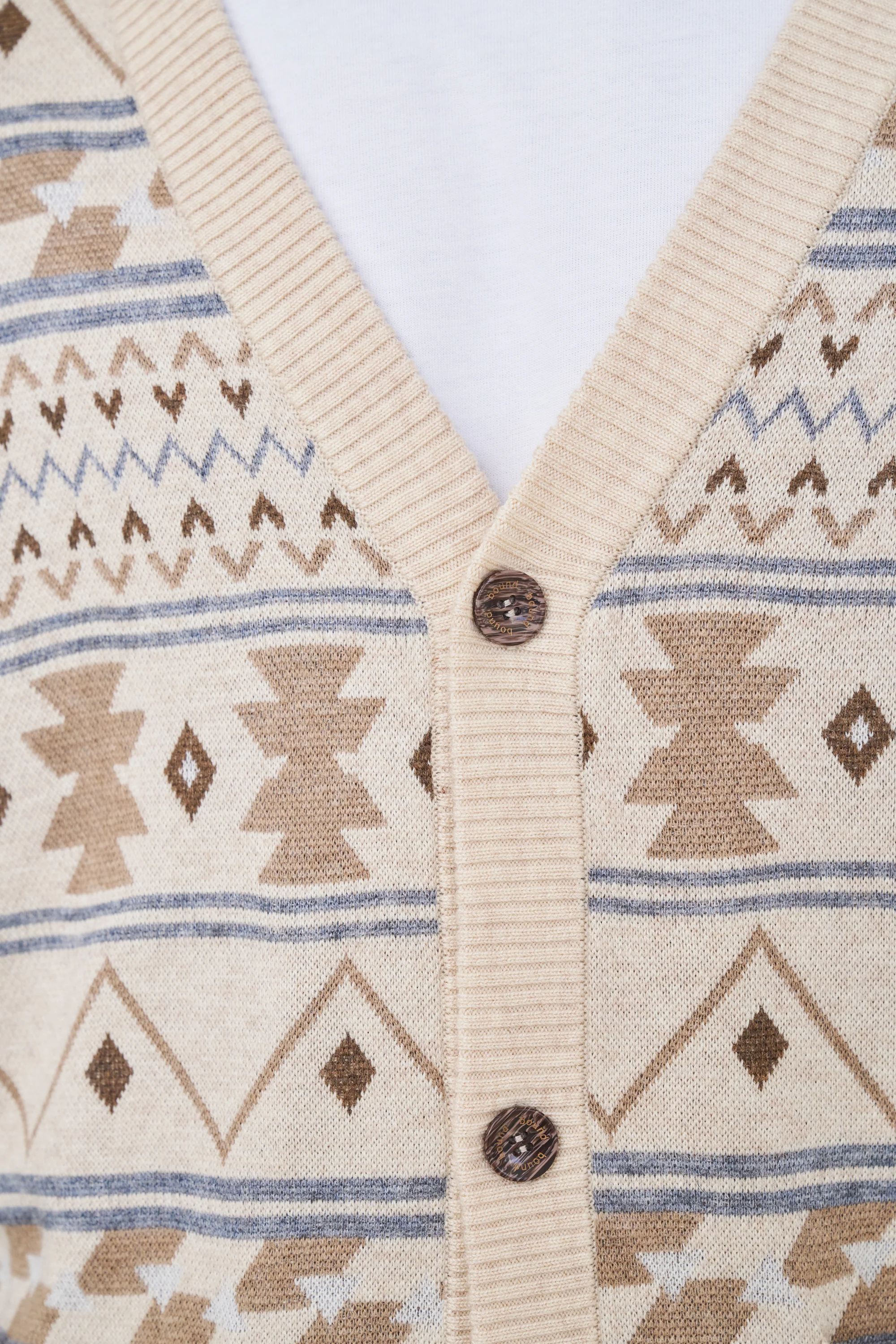 AZTEC GRANDAD CARDIGAN - Image 6
