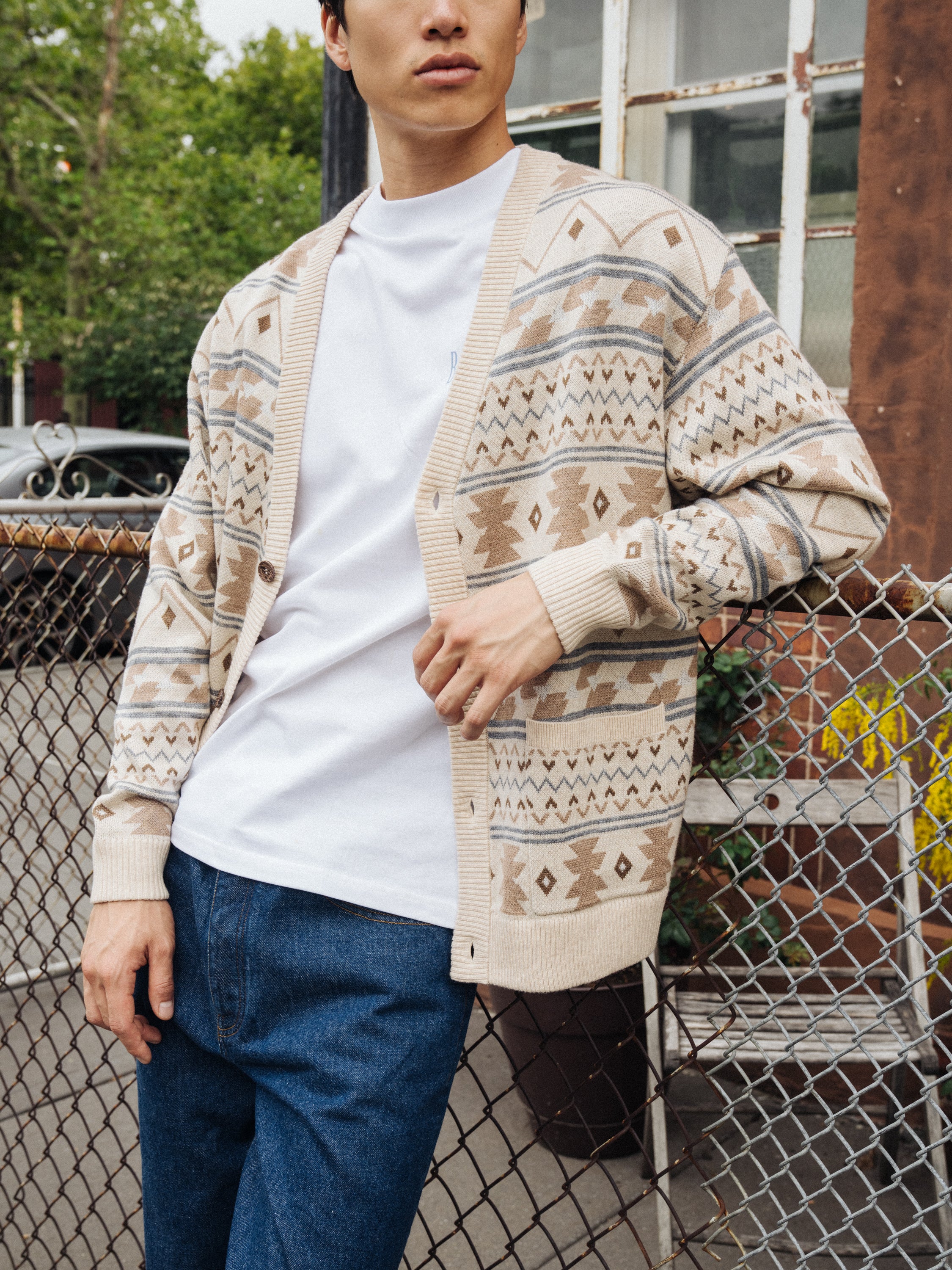 AZTEC GRANDAD CARDIGAN - Image 9