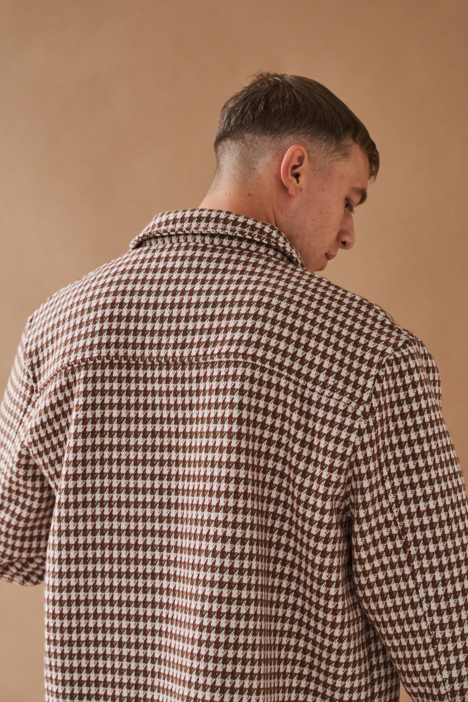 BAILEY WOVEN DOGTOOTH HEAVY OVERSHIRT - Image 7