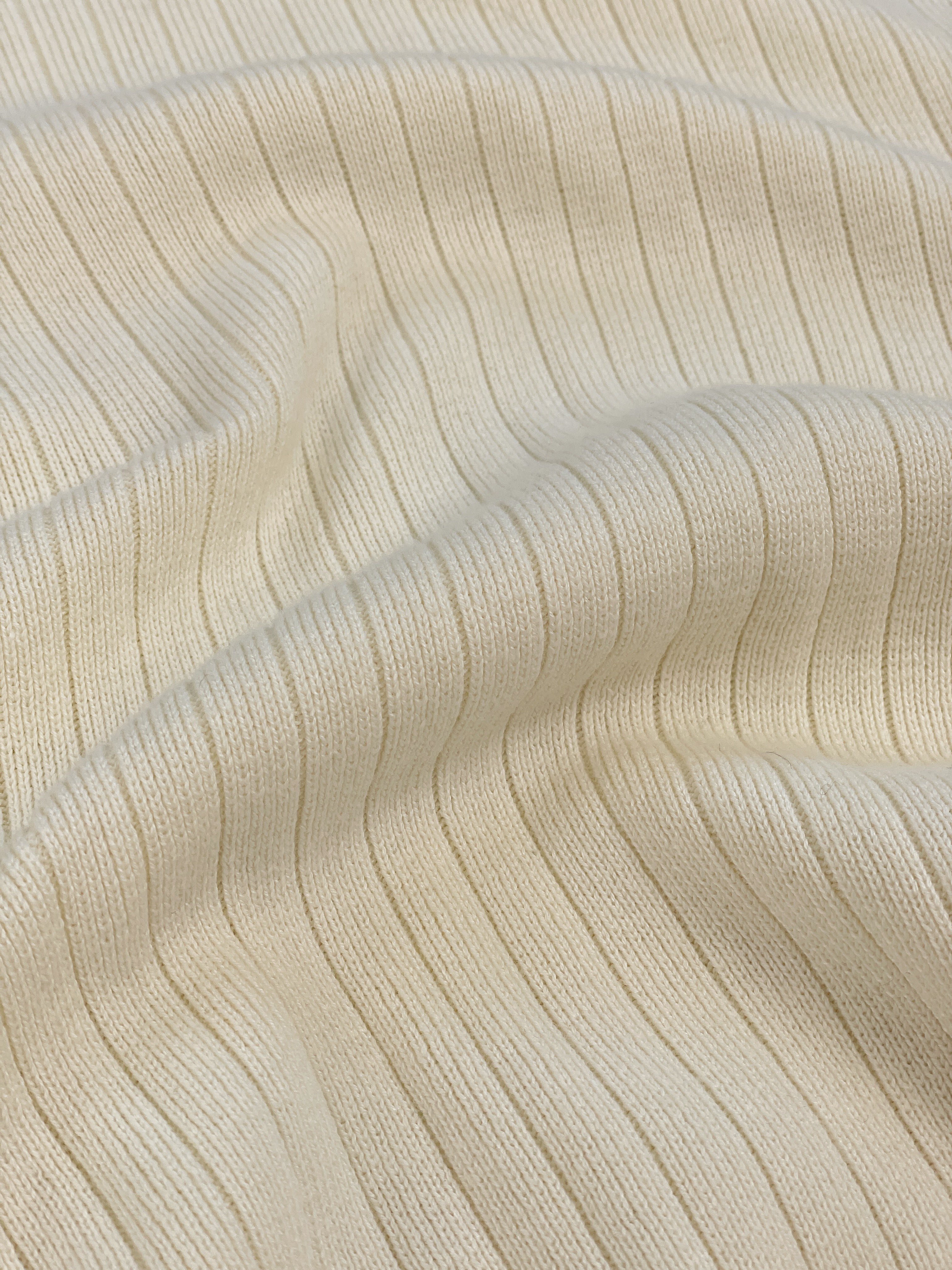 BALEARIC RIBBED KNIT POLO - ECRU - Image 8