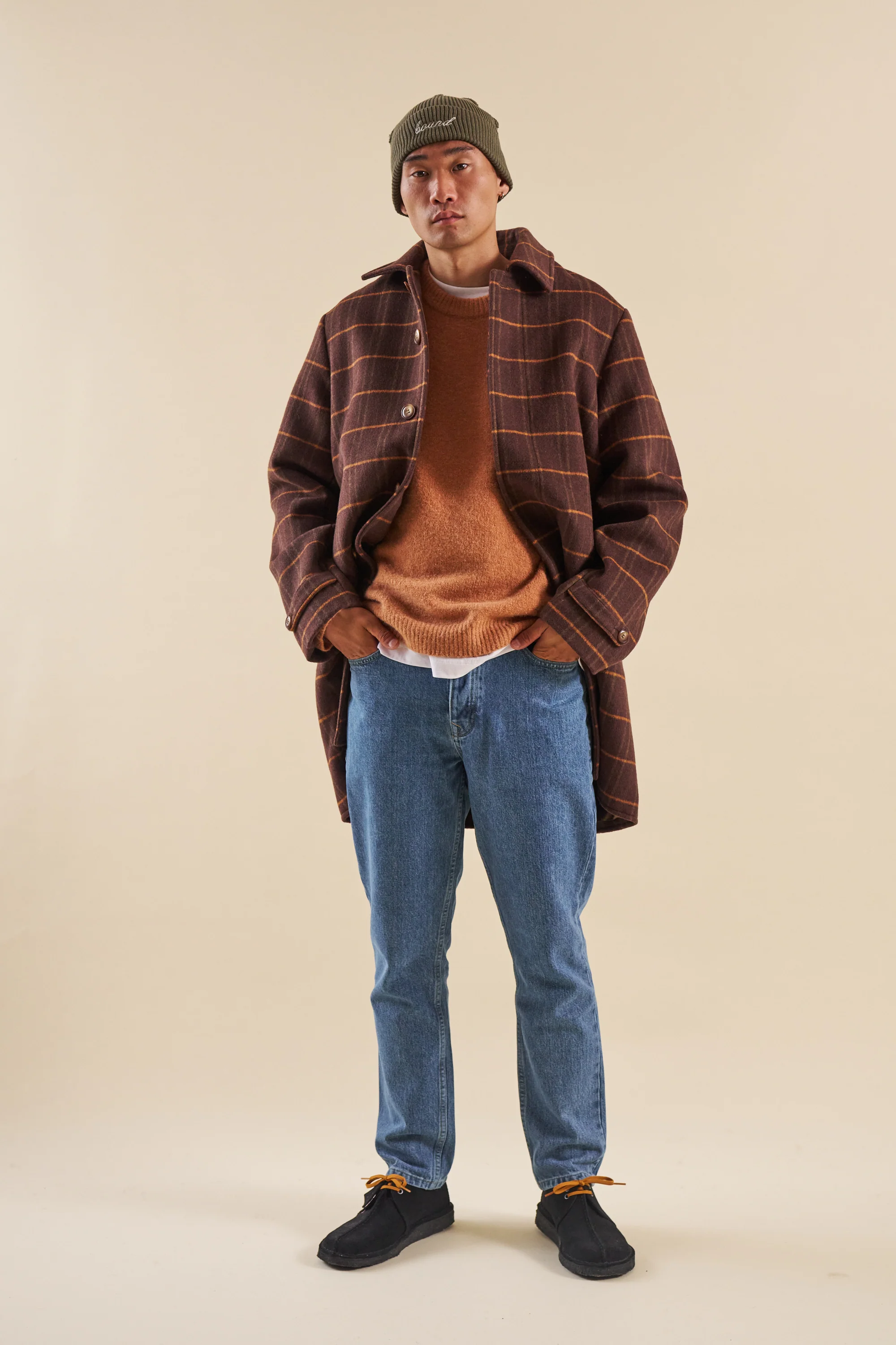 BAXTER MOHAIR BLEND SWEATER - RUST - Image 5