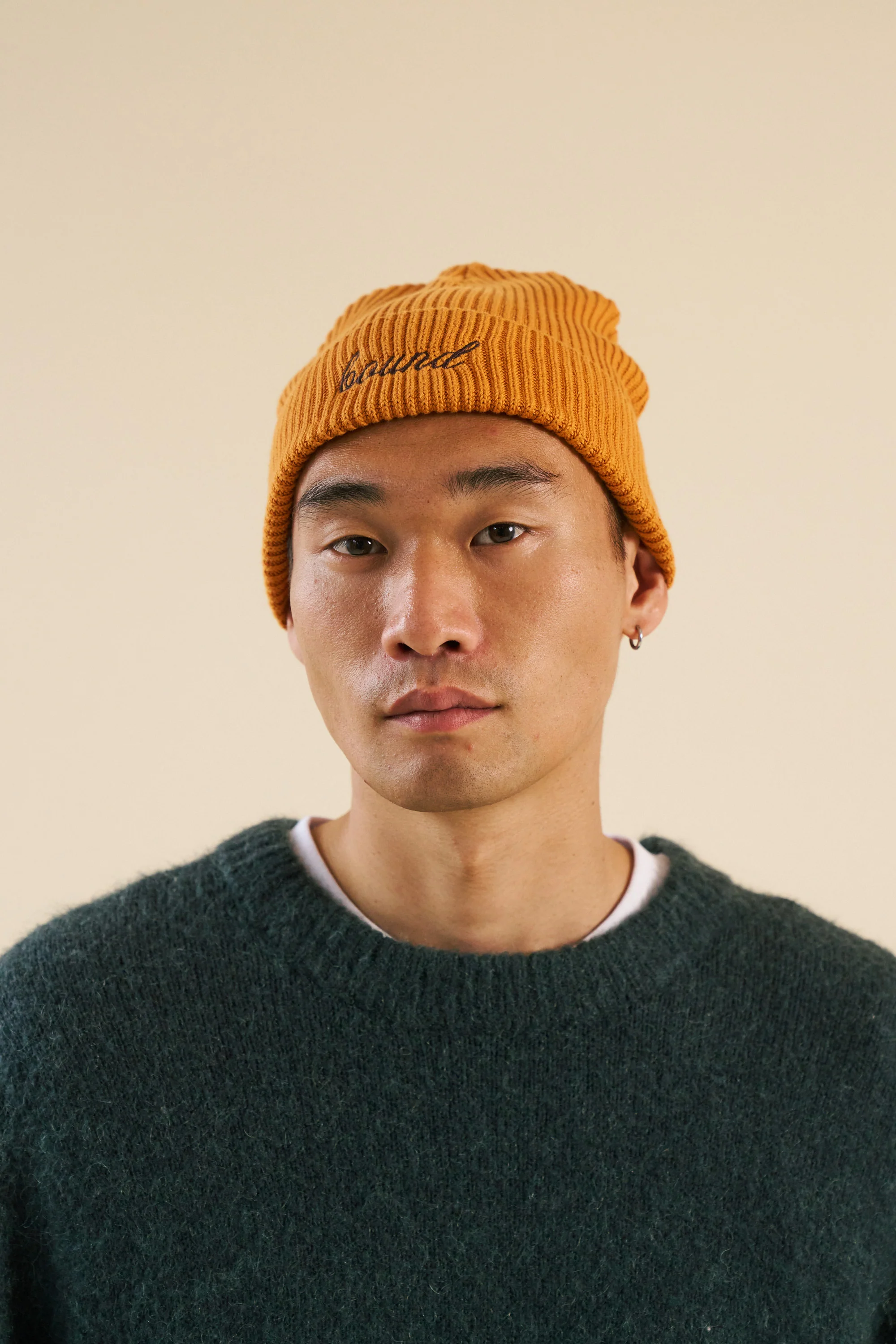 BAXTER MOHAIR BLEND SWEATER - BOTTLE GREEN - Image 4
