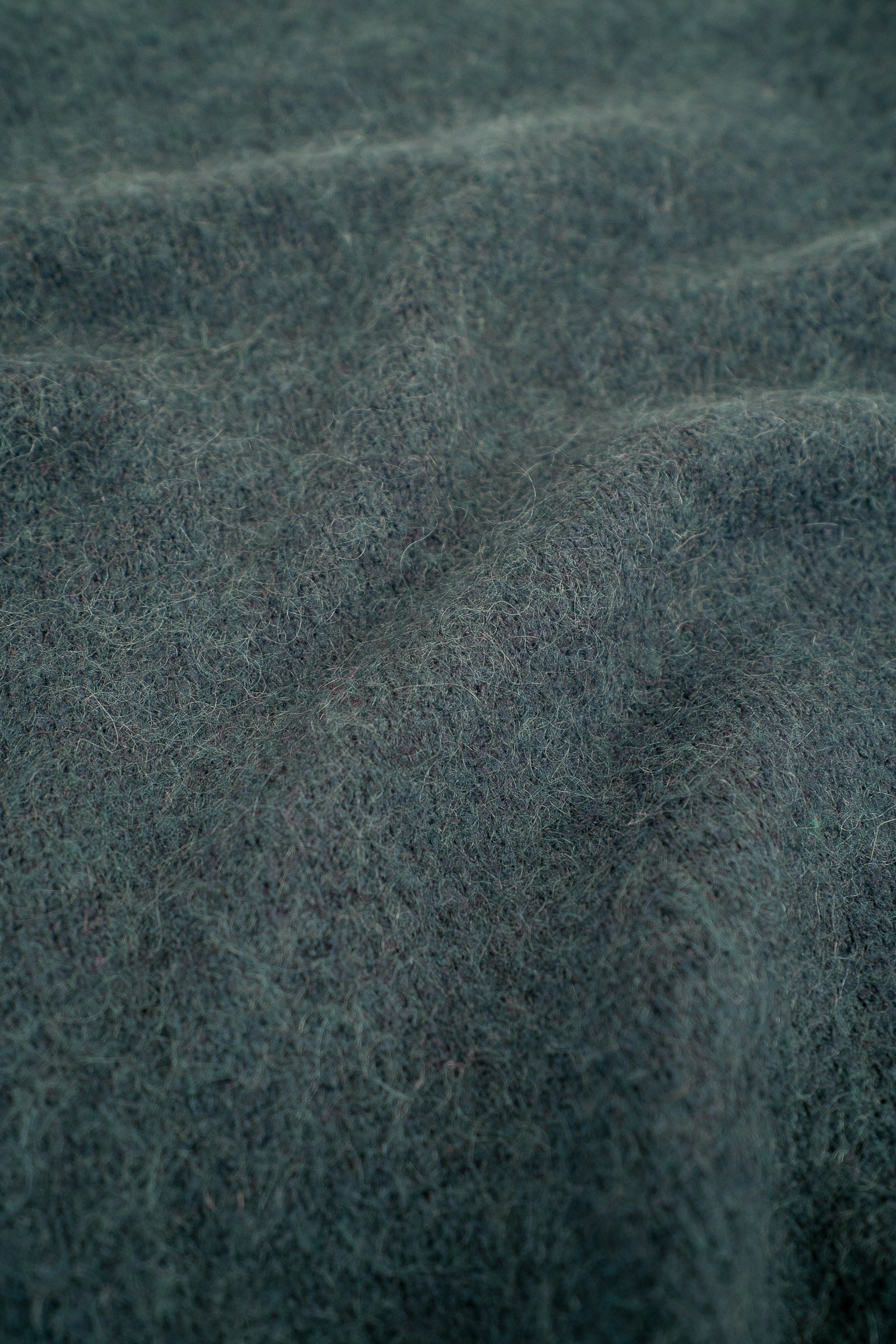 BAXTER MOHAIR BLEND SWEATER - BOTTLE GREEN - Image 6