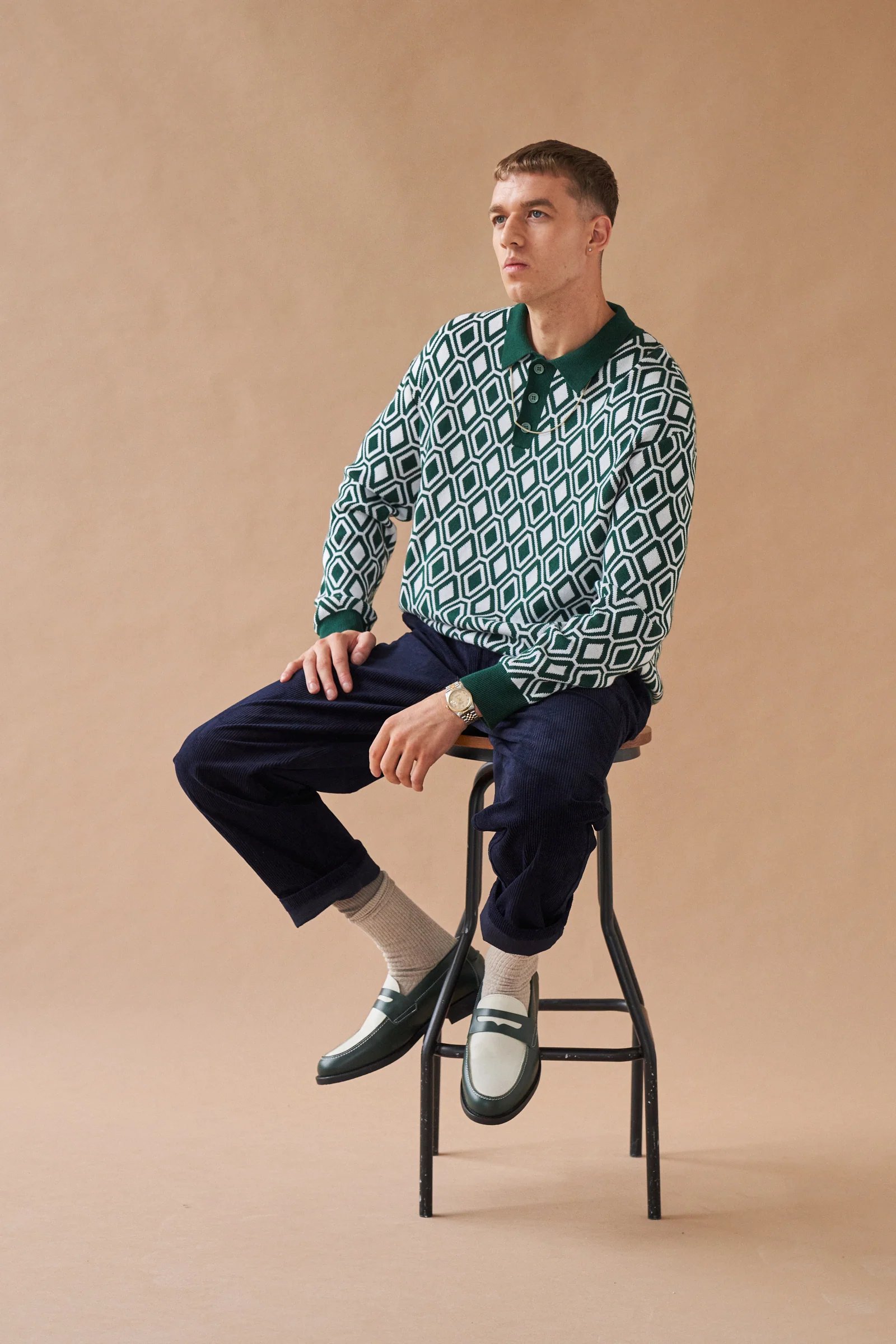 BETIS LONGSLEEVE KNIT POLO - Image 6