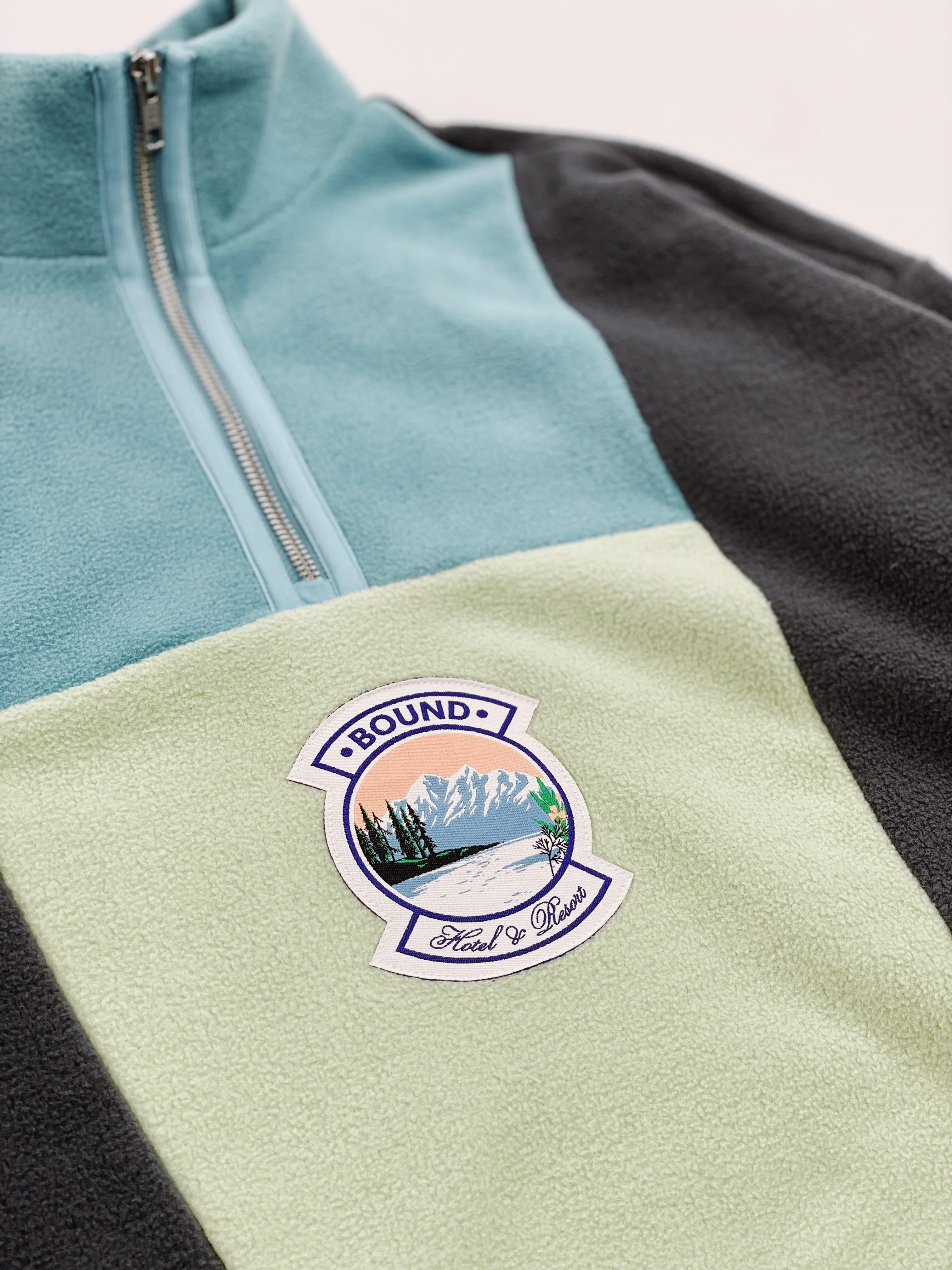 BLUE RETRO FLEECE PULLOVER - Image 10