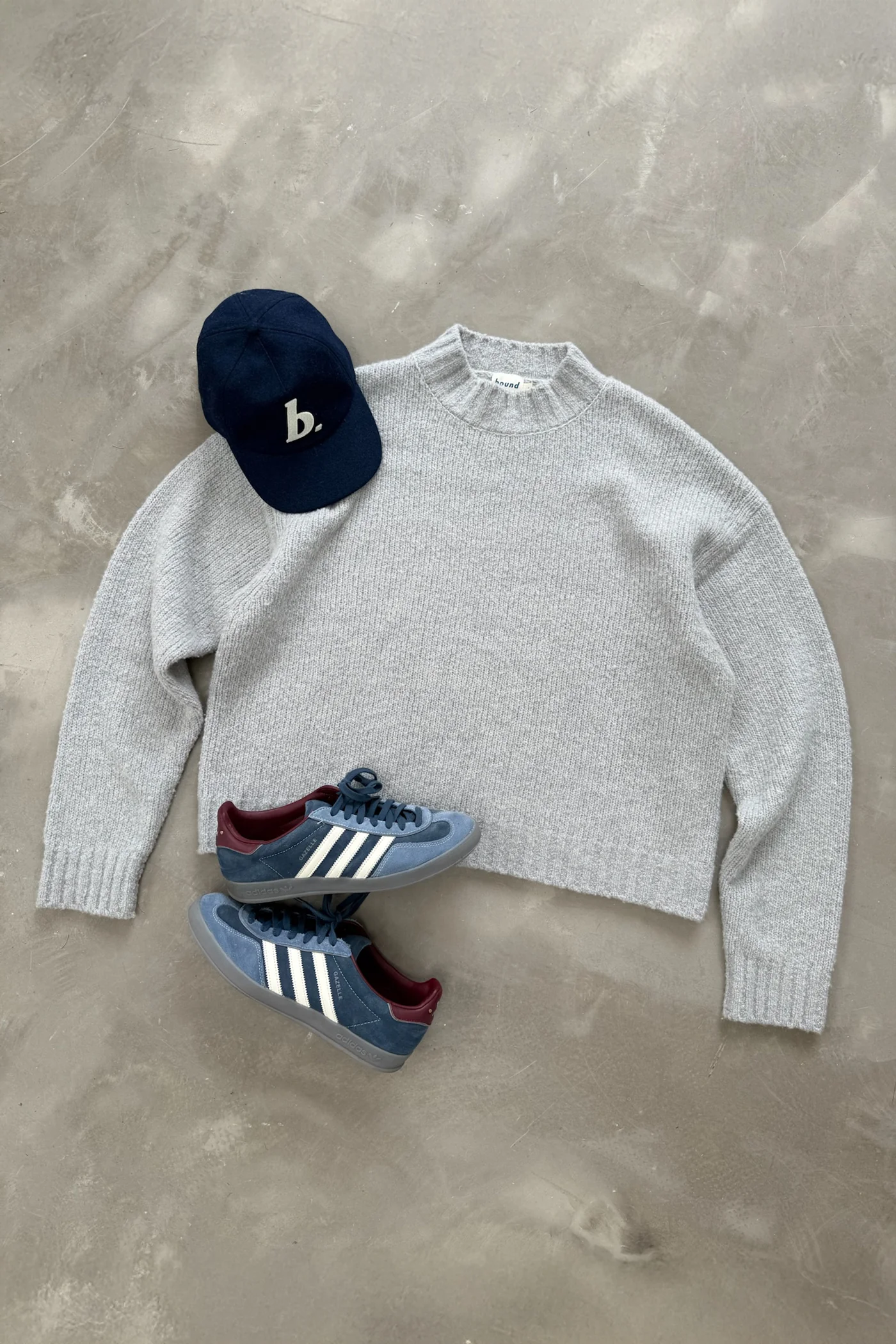 BOTHA CROPPED WOOL KNIT - GREY - Image 11