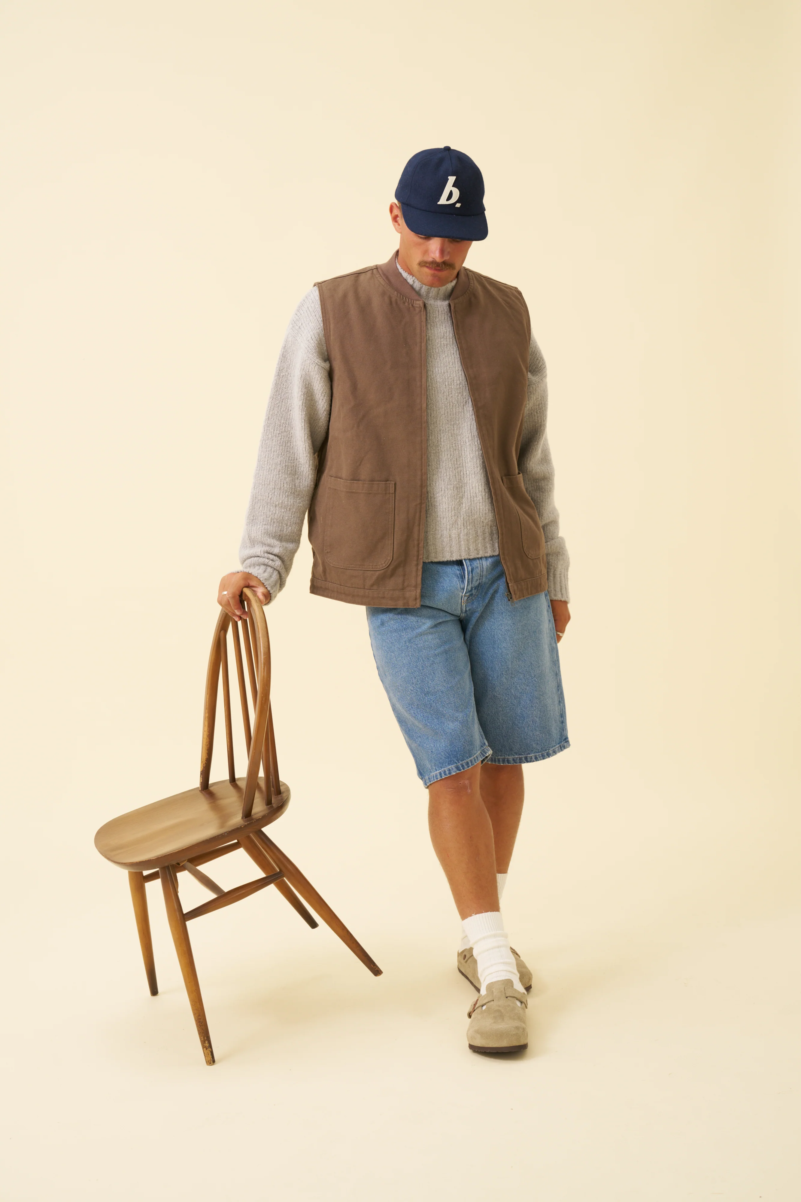 BOTHA CROPPED WOOL KNIT - GREY - Image 7