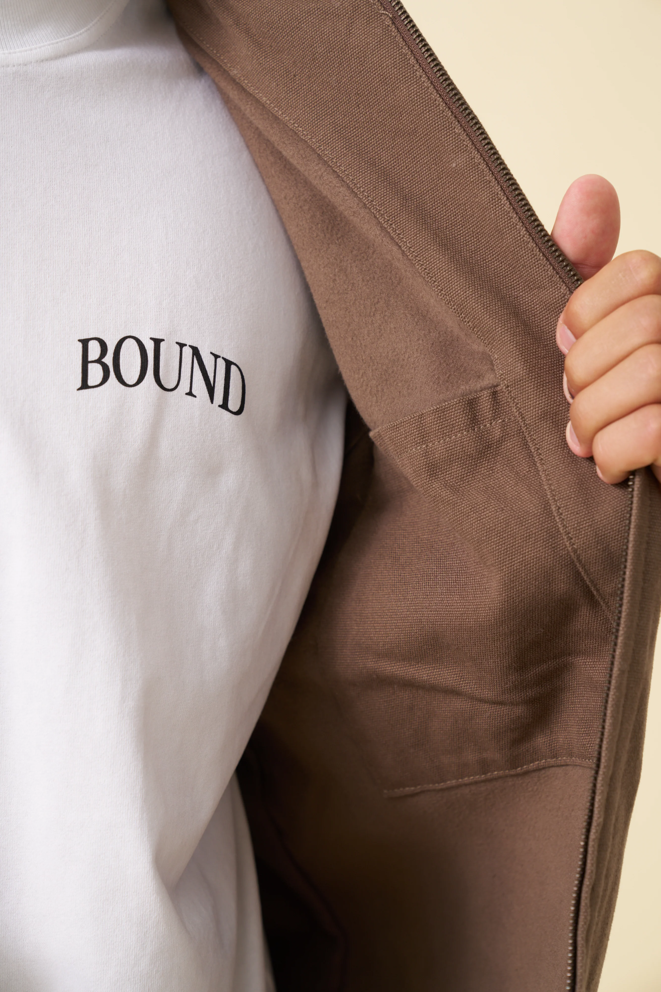 BOTHA HEAVY CANVAS VEST - BROWN - Image 9
