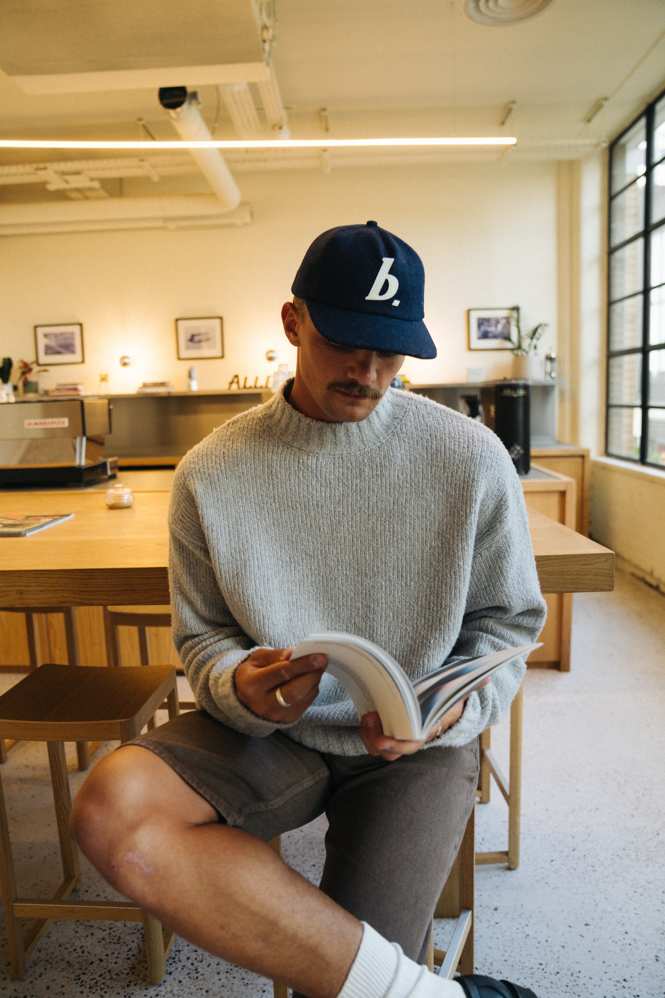 BOTHA WOOL CAP - NAVY - Image 5