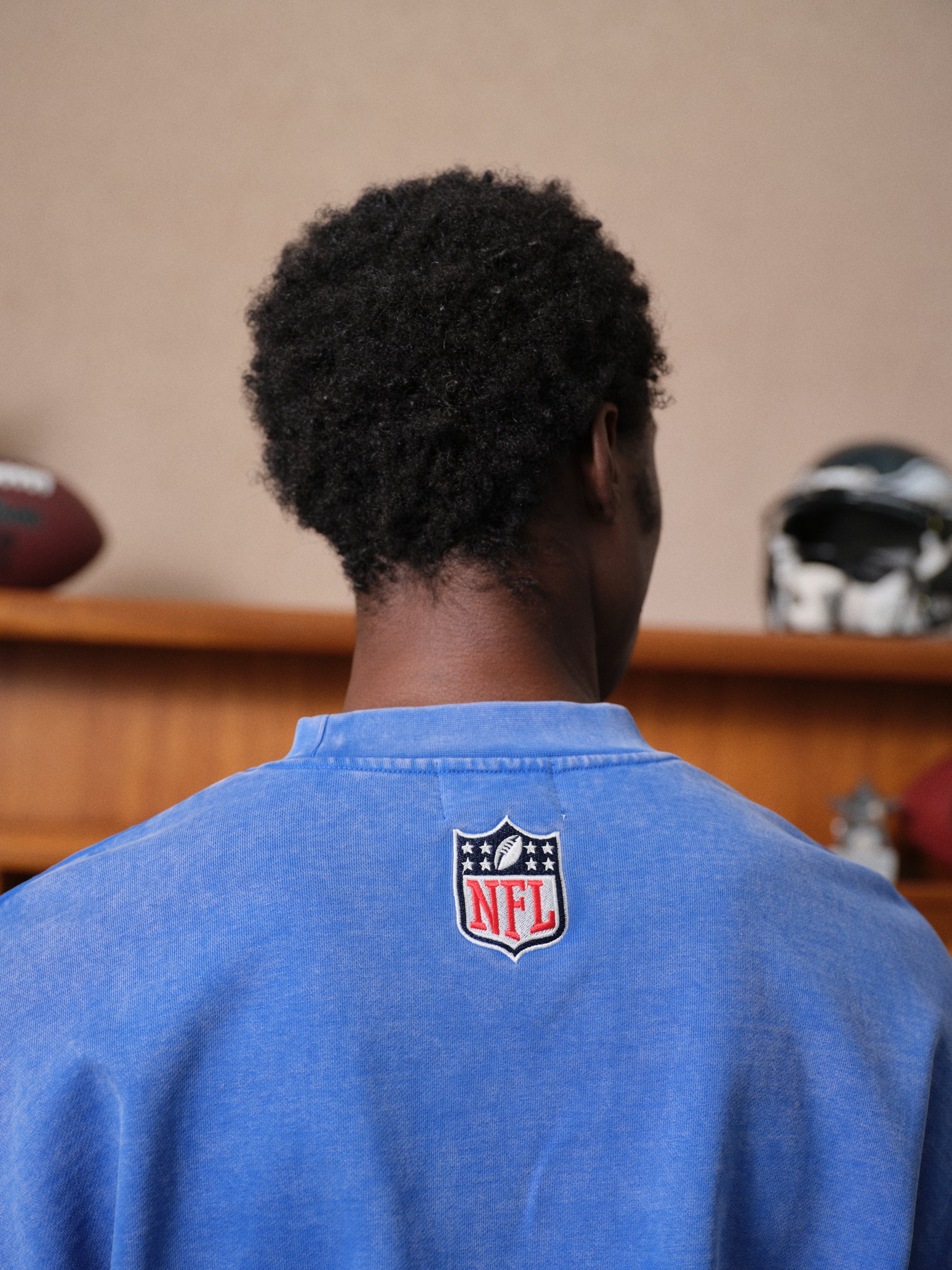 GIANTS VINTAGE WASHED SWEATER - BLUE - Image 7