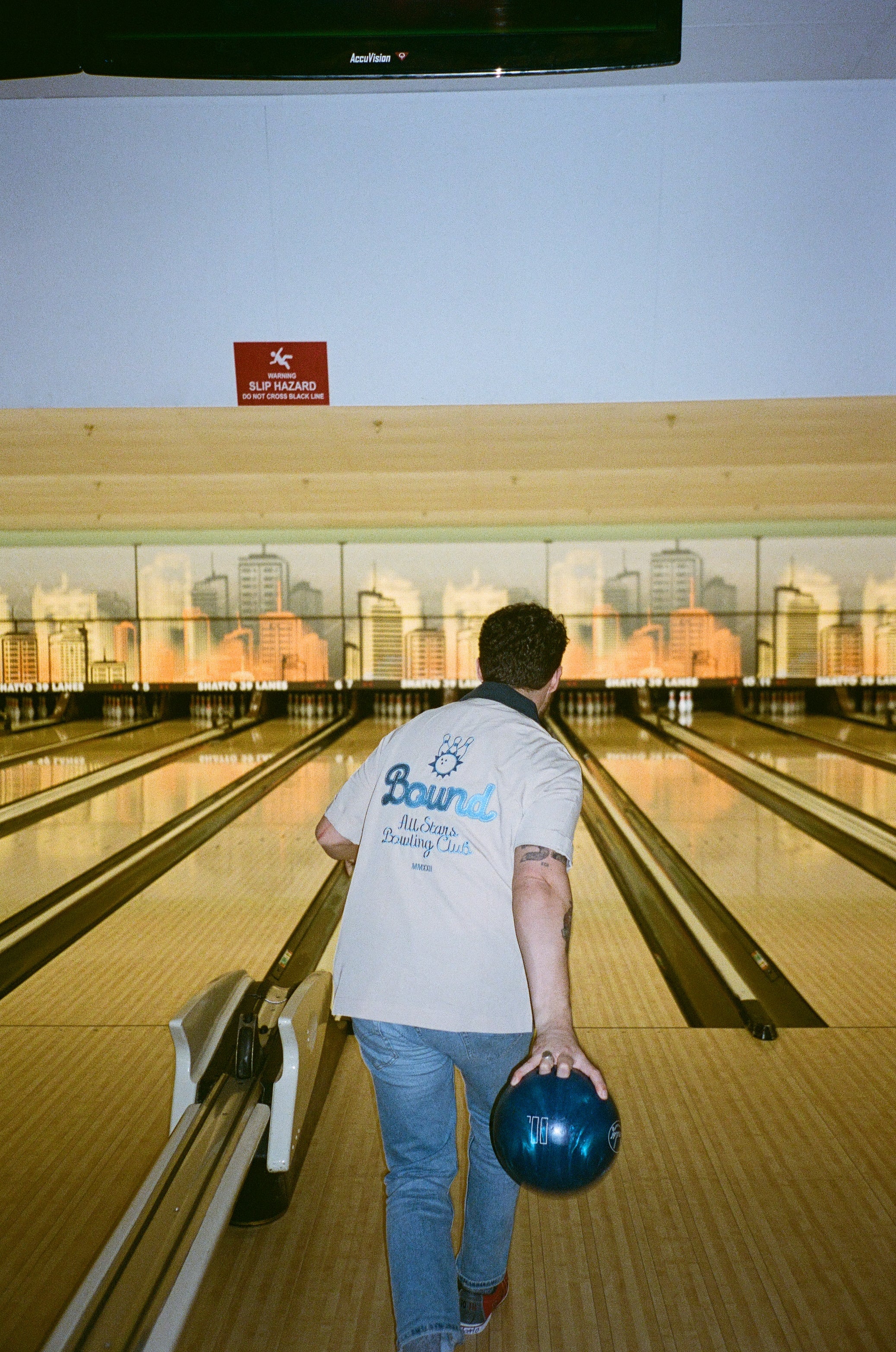 BOWLING CLUB SS EMBROIDERED SHIRT - BEIGE CONTRAST - Image 7