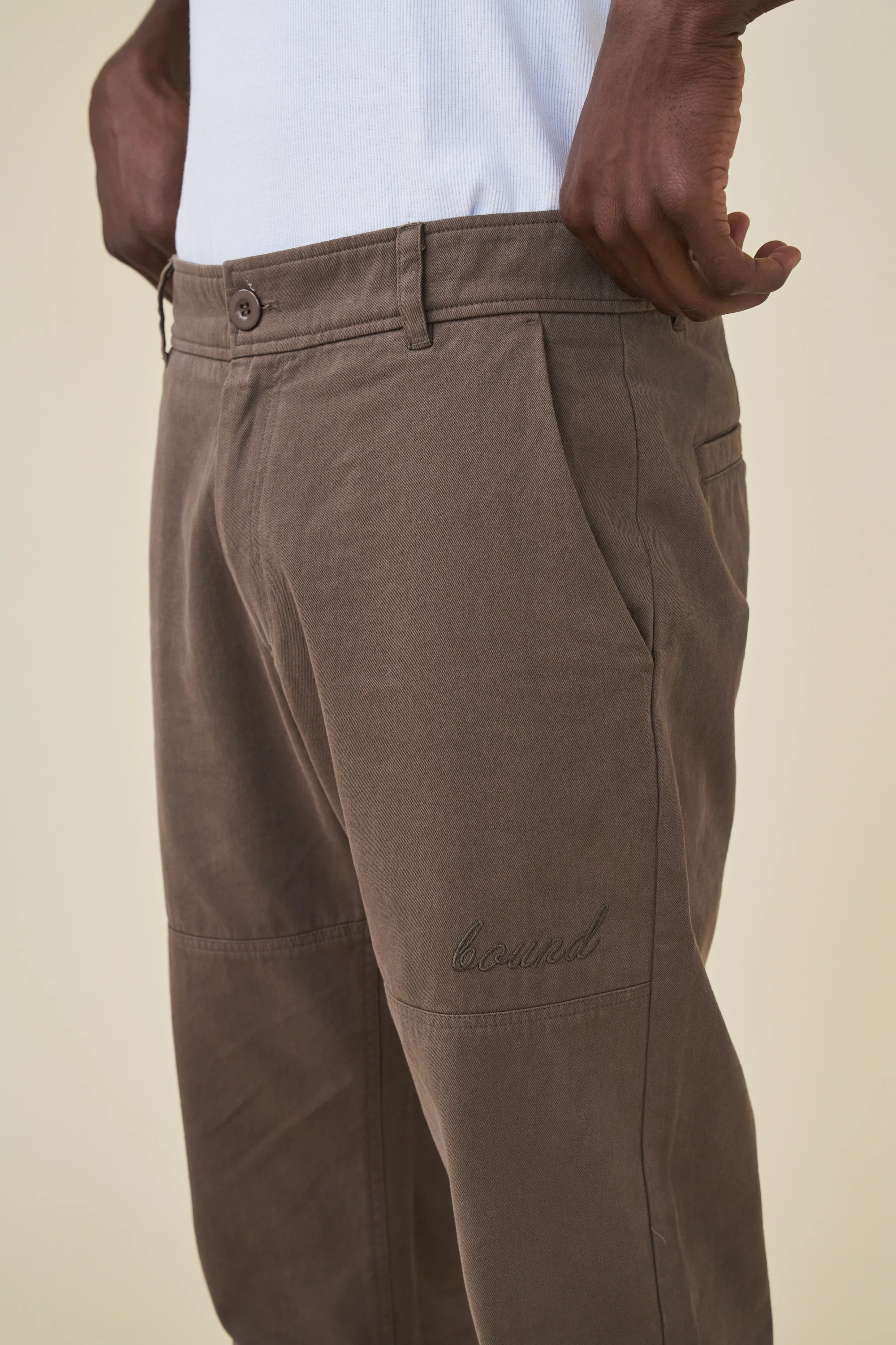 BROWN STRAIGHT WORK PANT - Image 5