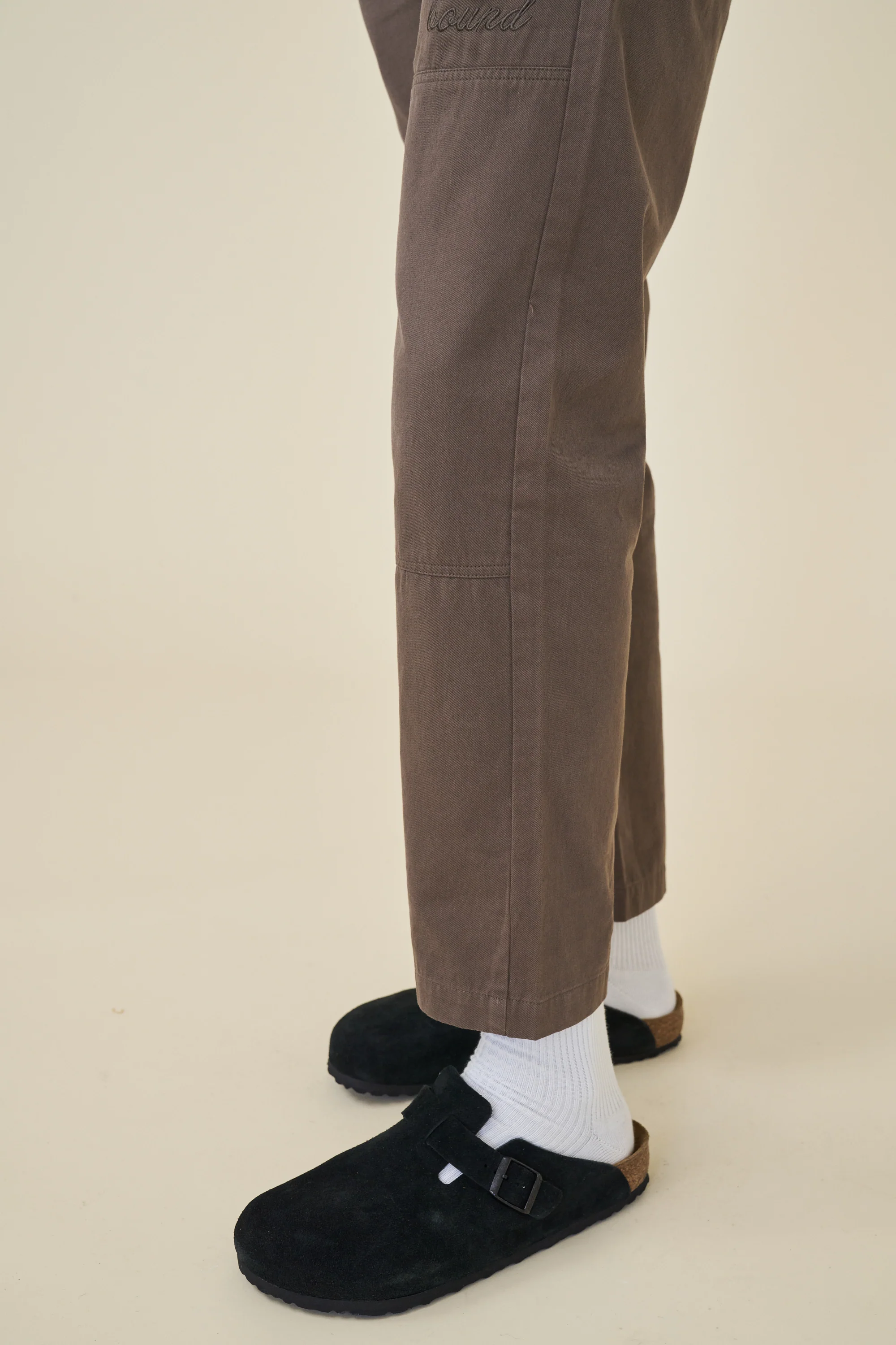 BROWN STRAIGHT WORK PANT - Image 6