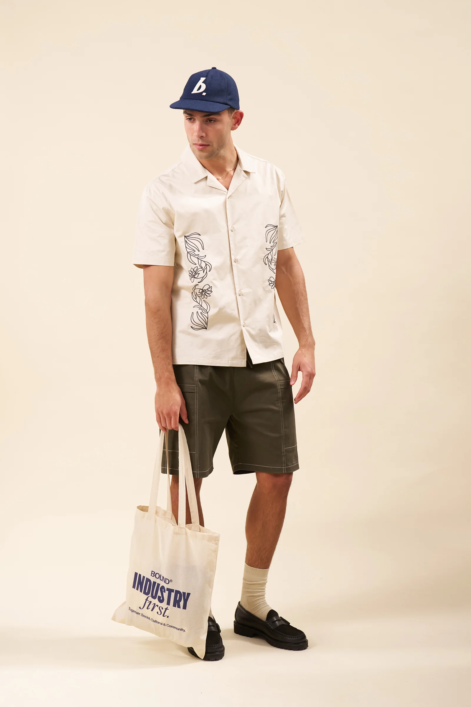 CANVAS CONTRAST SHORTS - ARMY GREEN - Image 8