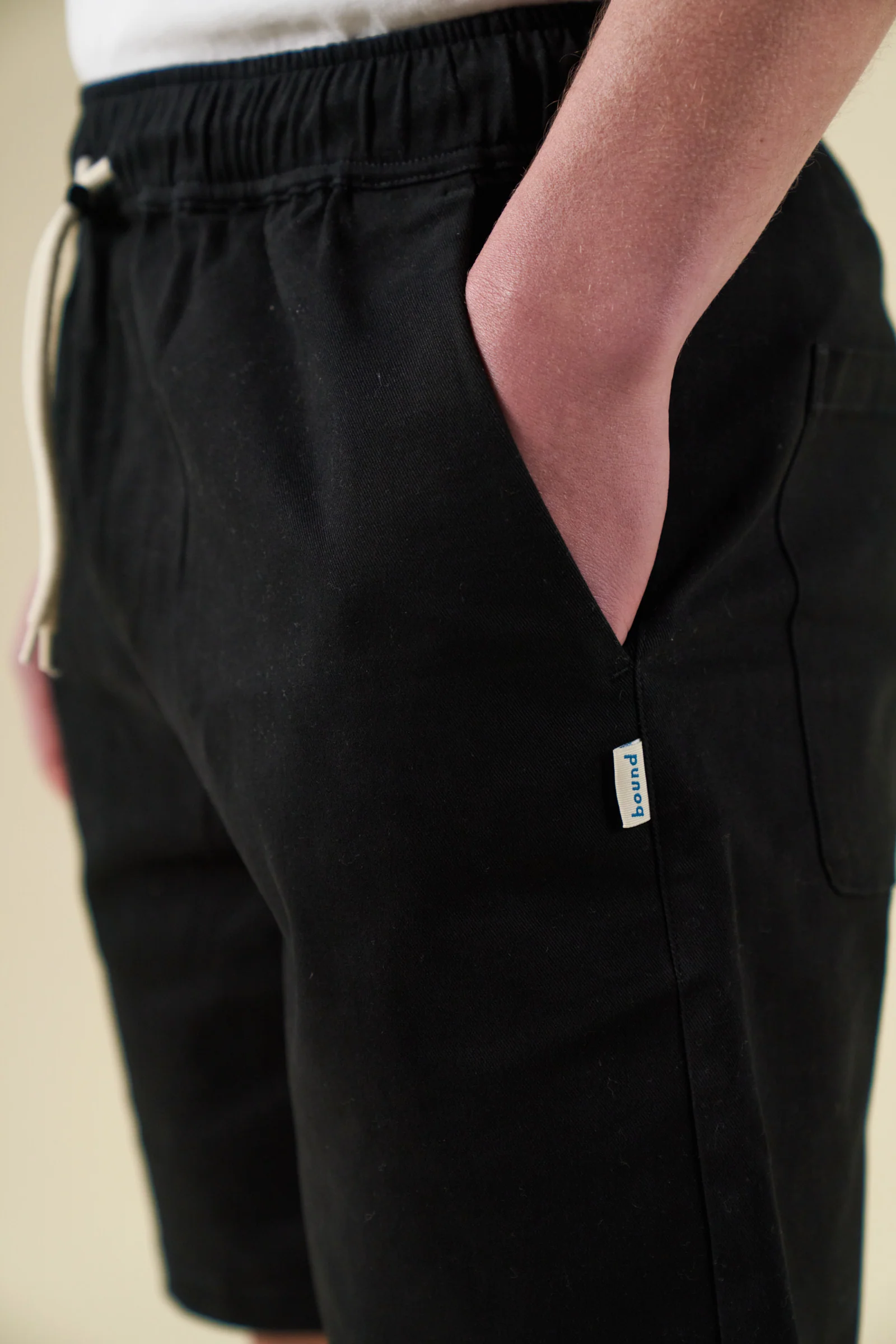 CANVAS SHORTS - BLACK - Image 5