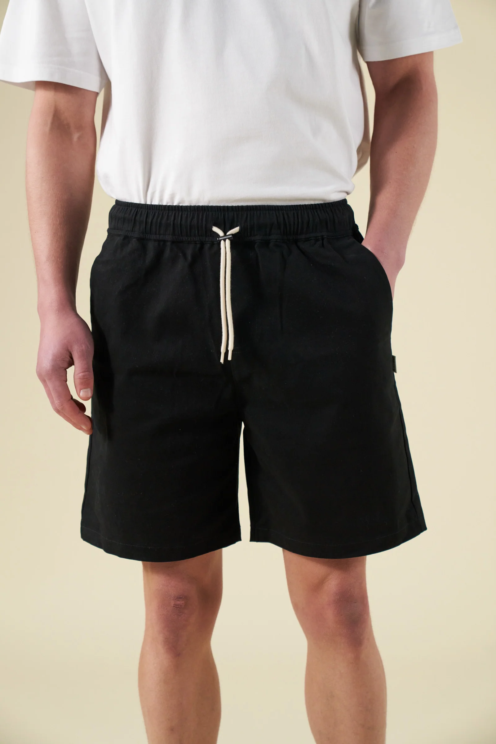 CANVAS SHORTS - BLACK - Image 6